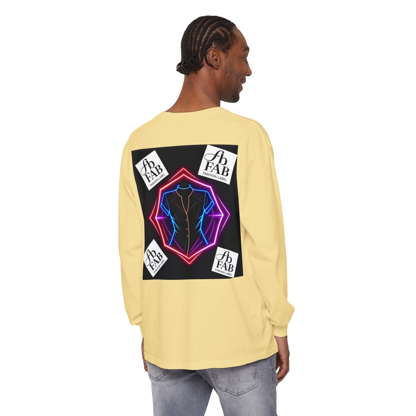 Unisex Garment-dyed Long Sleeve T-Shirt