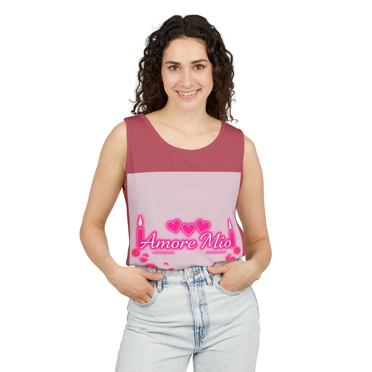 Unisex Graphic Tank Top, Cute Casual Summer Wear, Perfect for Gifts, Self-Love Celebration, Festive & Fun, Daily Comfort