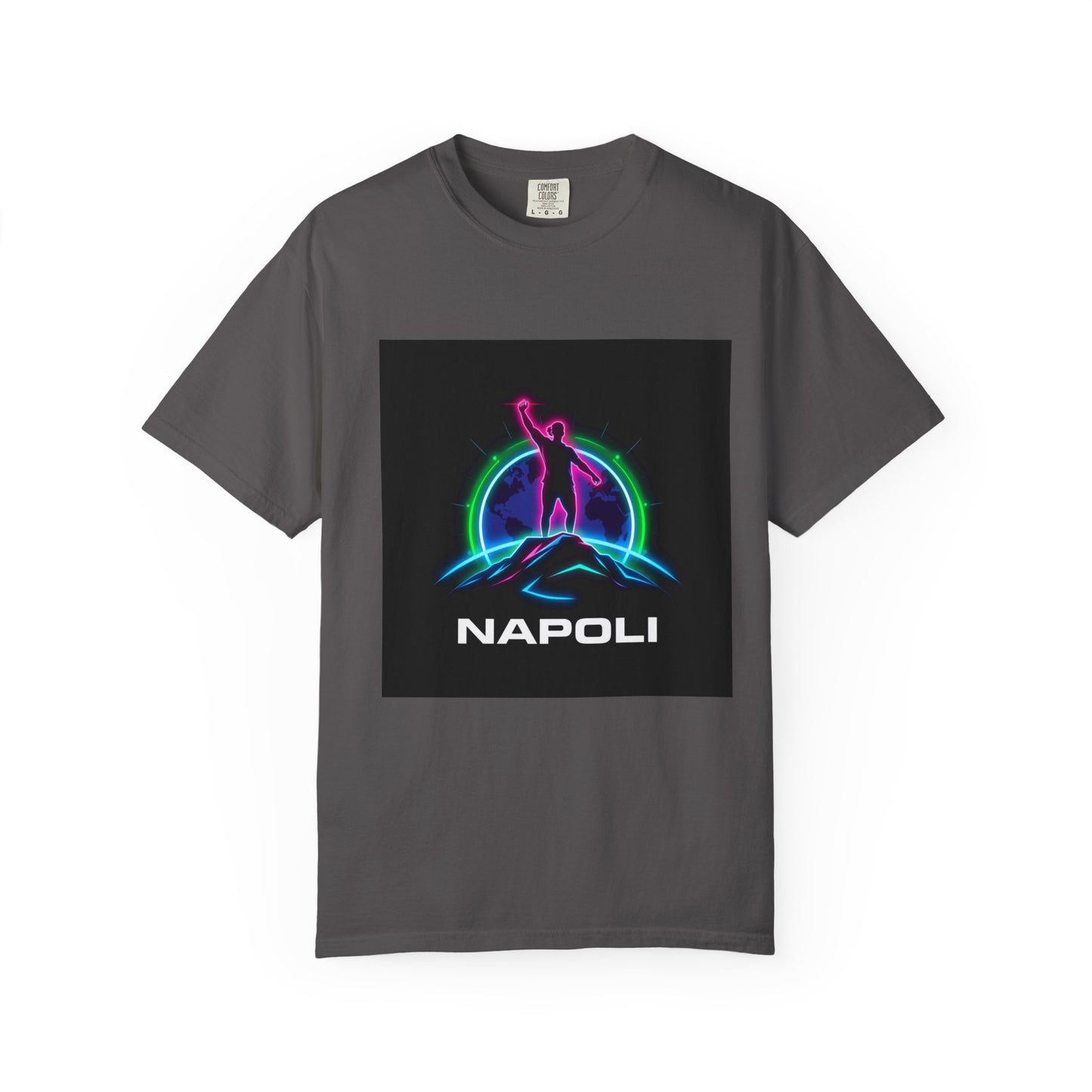 Neon Napoli T-Shirt for Adventurers, Retro Graphic Tee, Perfect for Travelers, Gifts for Him/Her, Cool Streetwear, Casual Outfit