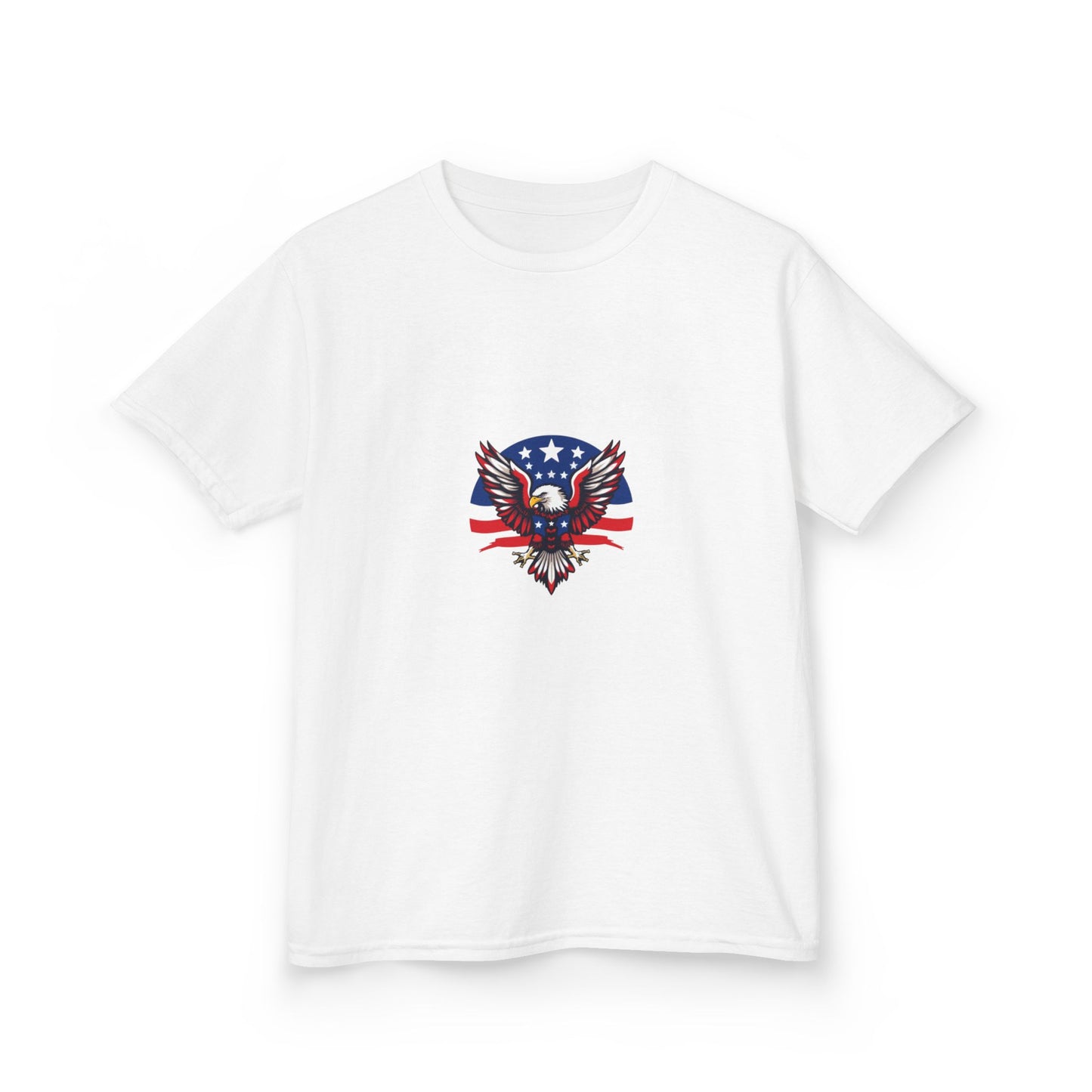 Kids Patriotic Tee - USA Flag Graphic Tee, Summer Wear, Independence Day Outfit, Gifts for Kids, Casual Fun Top