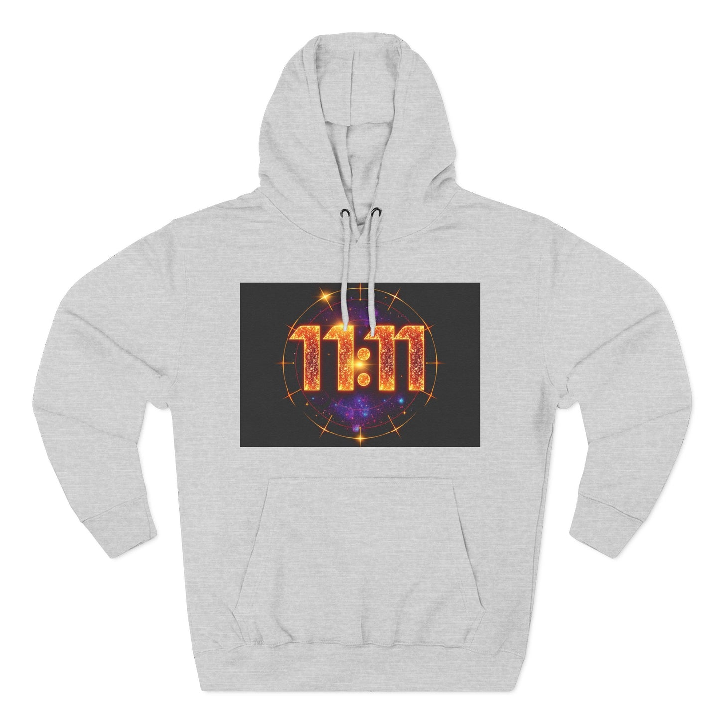 Fleece Hoodie with 11:11 & Superstar Birthrite Design, Cozy Sweatshirt for Spirituality, Affirmations, Astrology Gifts, Unisex Hoodie