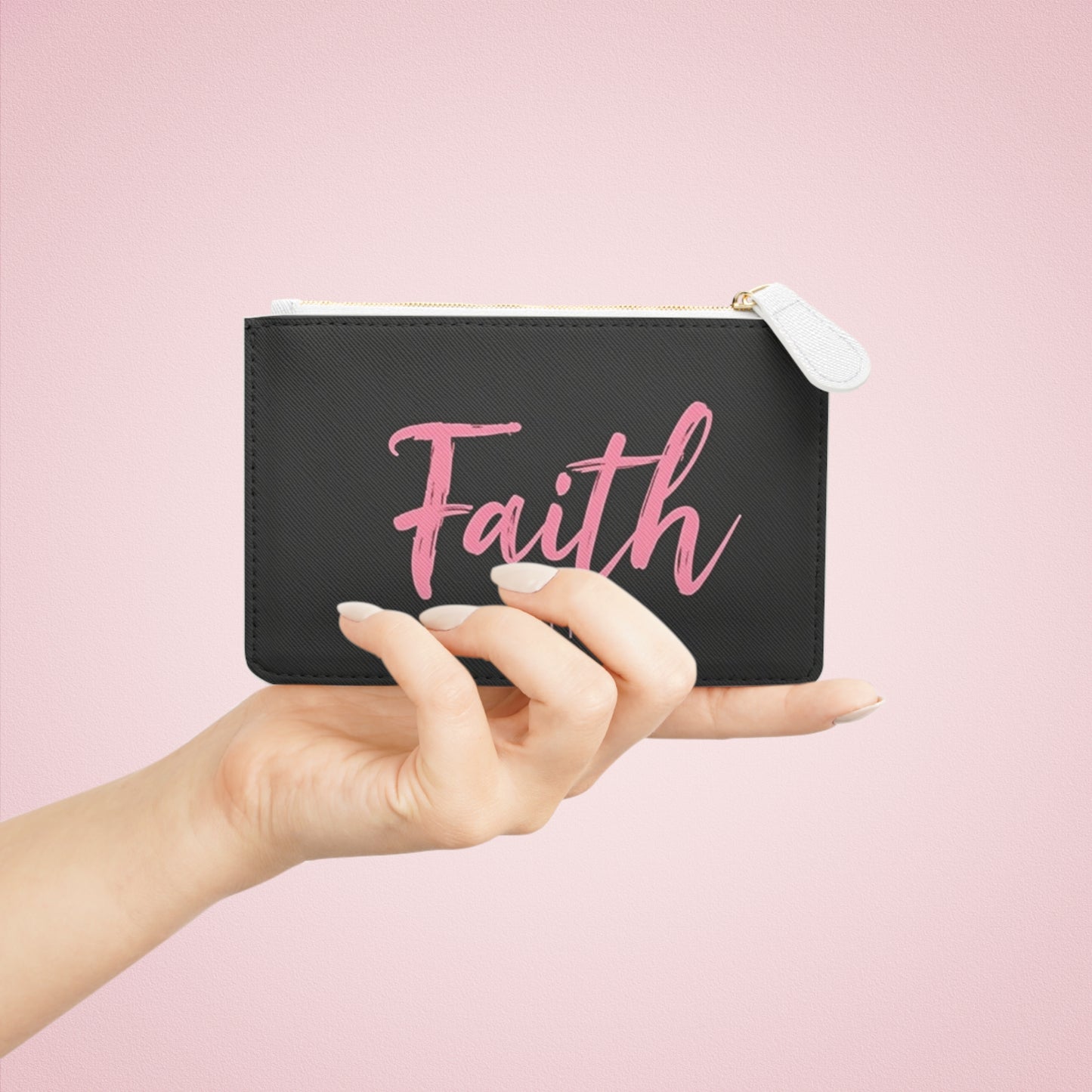 Stylish Mini Clutch Bag | Faith Design, Prayer Accessory, Gift for Her, Chic Wallet, Confidence Pouch, Everyday Essentials