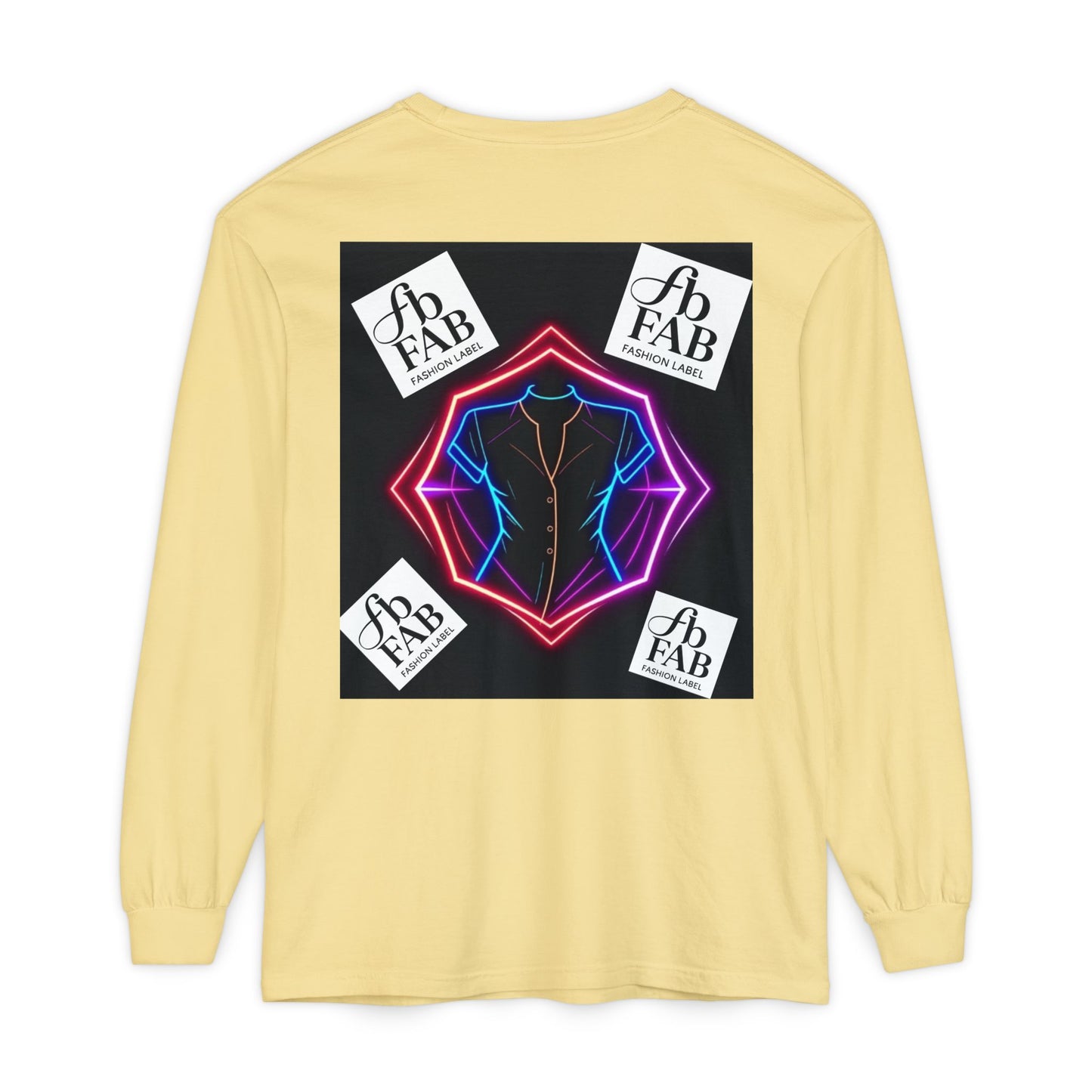 Unisex Garment-dyed Long Sleeve T-Shirt