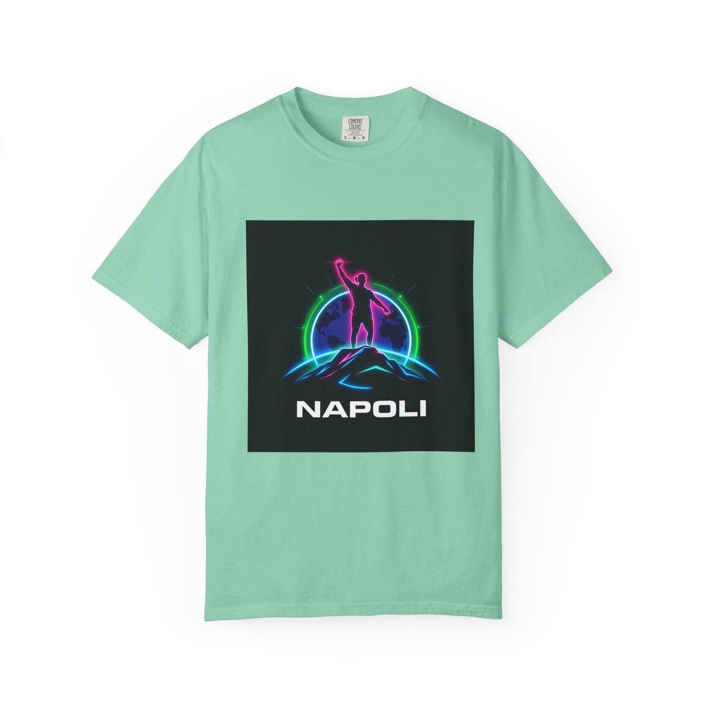 Neon Napoli T-Shirt for Adventurers, Retro Graphic Tee, Perfect for Travelers, Gifts for Him/Her, Cool Streetwear, Casual Outfit