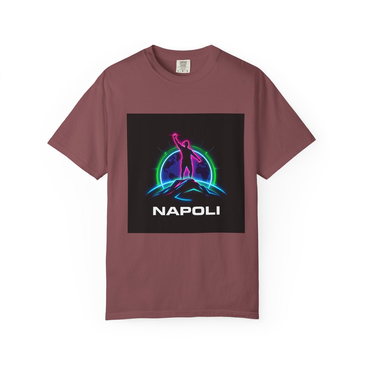 Neon Napoli T-Shirt for Adventurers, Retro Graphic Tee, Perfect for Travelers, Gifts for Him/Her, Cool Streetwear, Casual Outfit