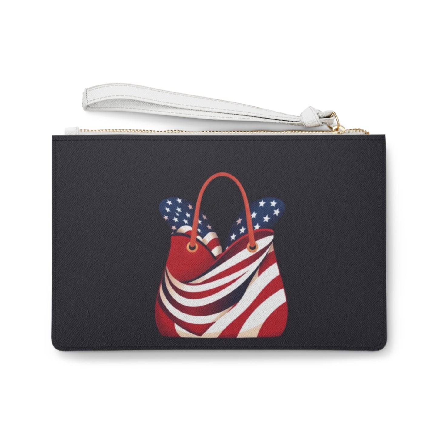 Patriotic Clutch Bag | July 4th Accessories, American Flag Pouch, Festival Handbag, Women's Clutch, USA Pride
