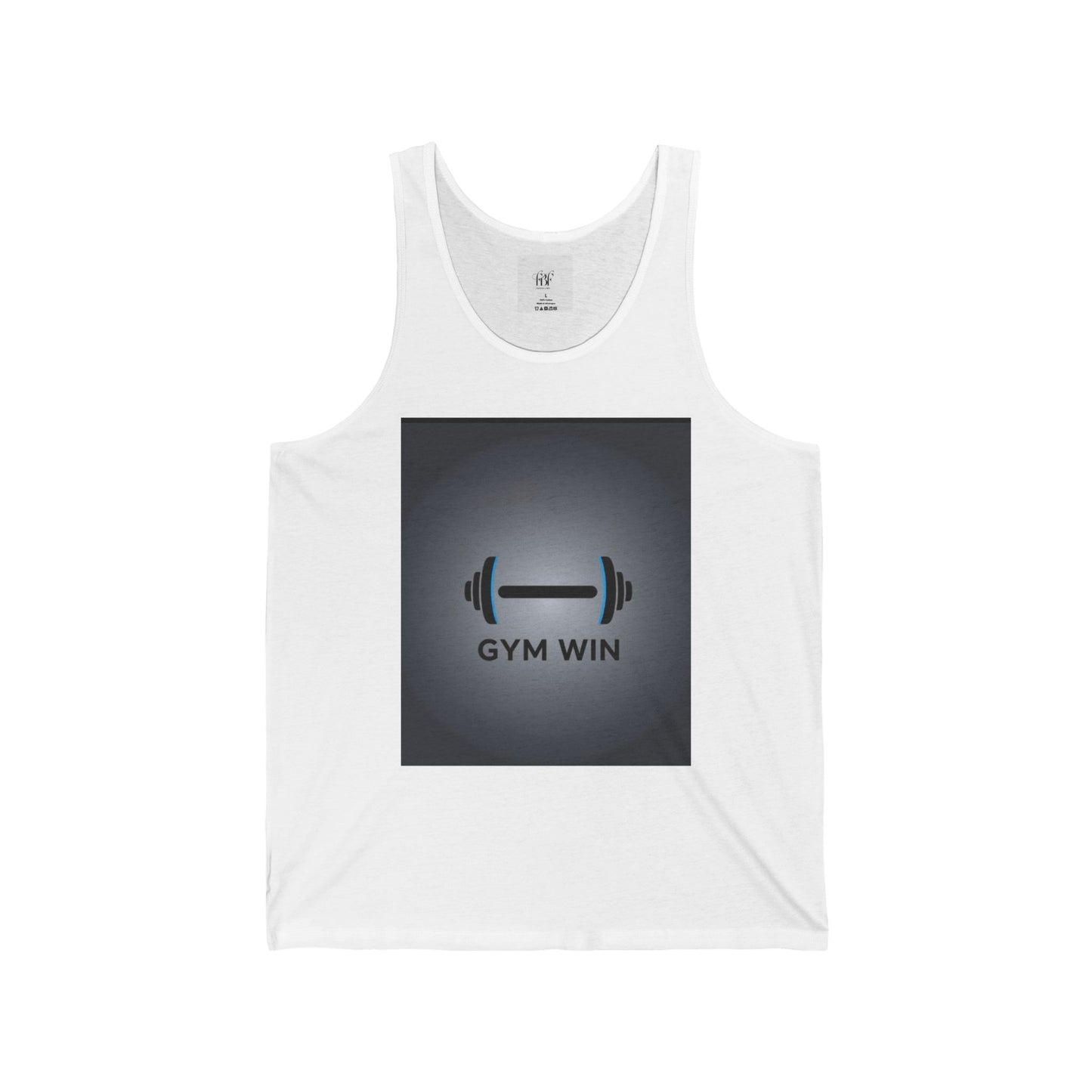 Unisex Jersey Tank - Gym Win & Faith By Fall Designs