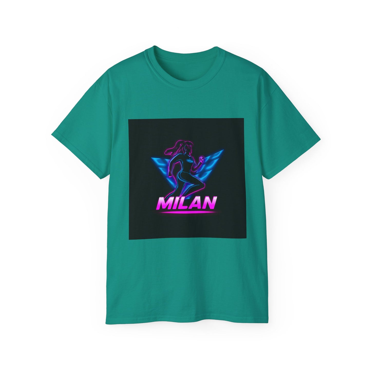 Milan Graphic Tee, Unisex Ultra Cotton T-Shirt, Retro Sportswear, Casual Streetwear, Birthday Gift, Unique Fashion Statement