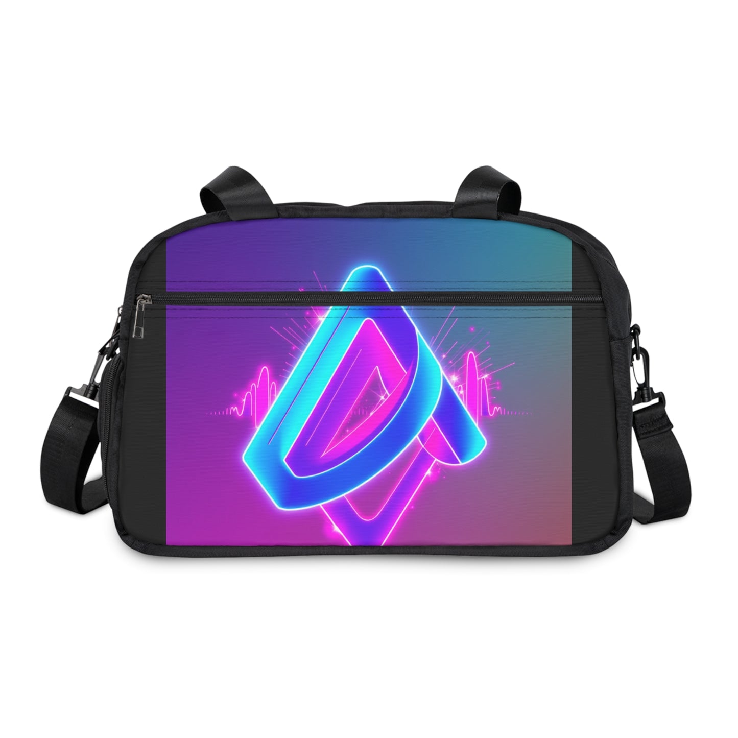 Neon Fitness Handbag - Gym Bag, Sports Tote, Weekender Bag, Workout Carryall, Travel Companion, Trendy Rave Accessory