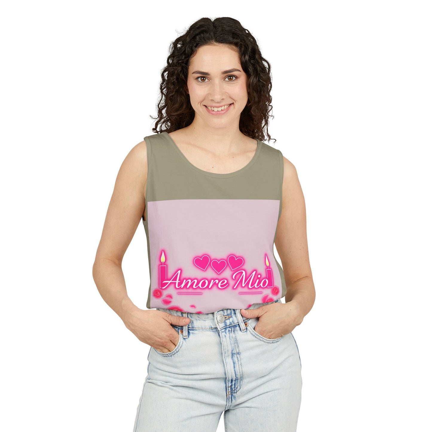 Unisex Graphic Tank Top, Cute Casual Summer Wear, Perfect for Gifts, Self-Love Celebration, Festive & Fun, Daily Comfort