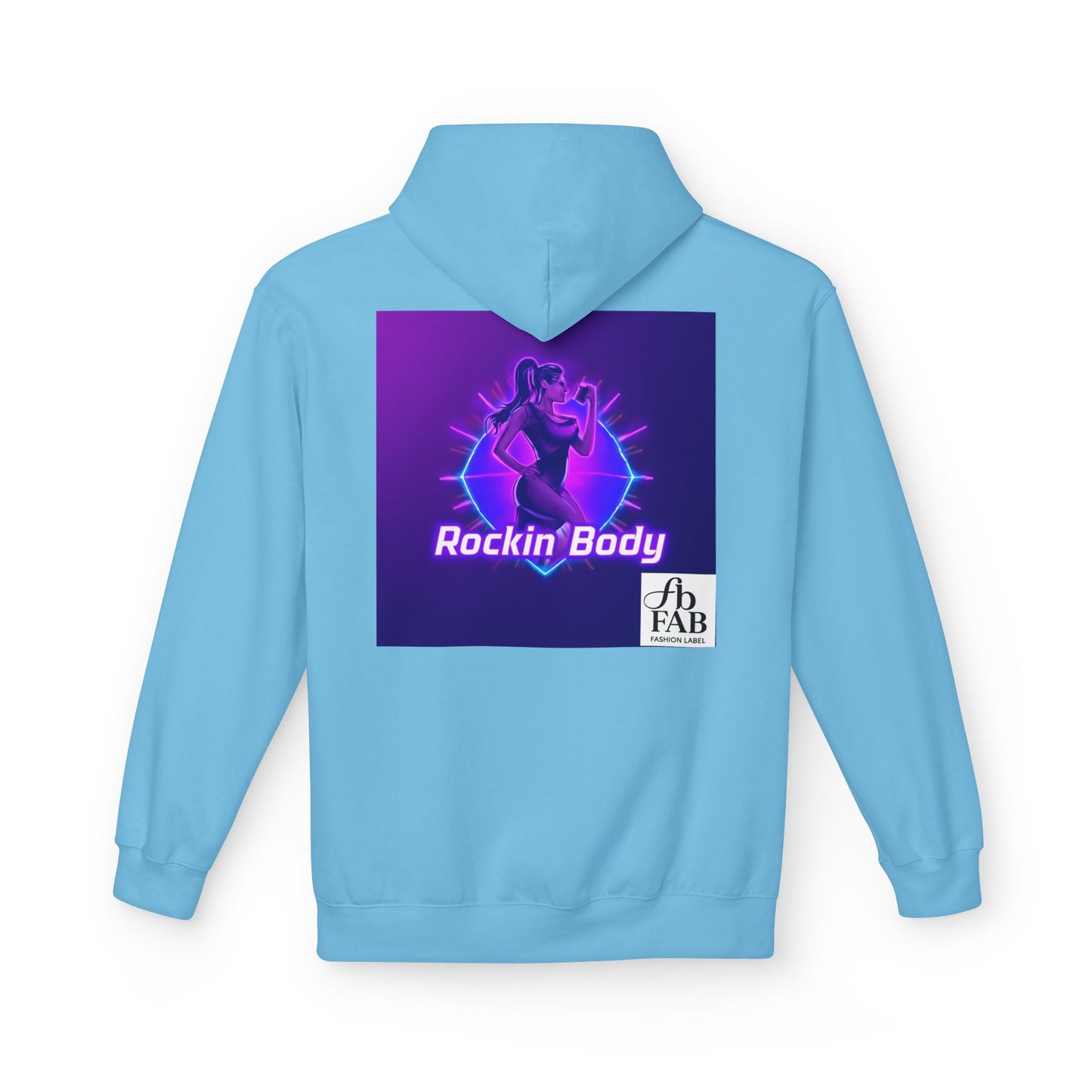 Rock Your Body Fleece Hoodie | Unisex Midweight Hoodie, Cozy Sweatshirt, Unique Gift for Fitness Lovers, Casual Wear, Music Inspired Apparel