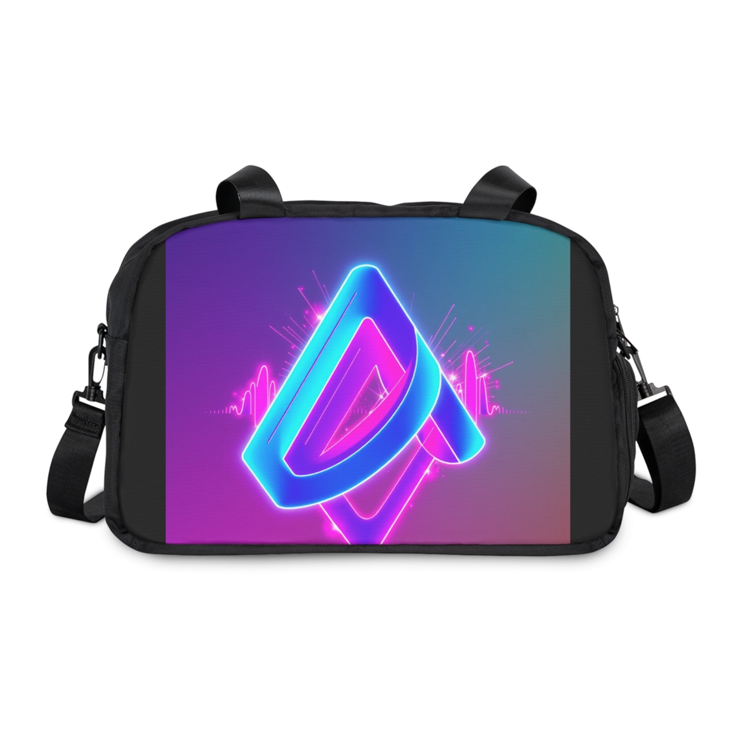 Neon Fitness Handbag - Gym Bag, Sports Tote, Weekender Bag, Workout Carryall, Travel Companion, Trendy Rave Accessory