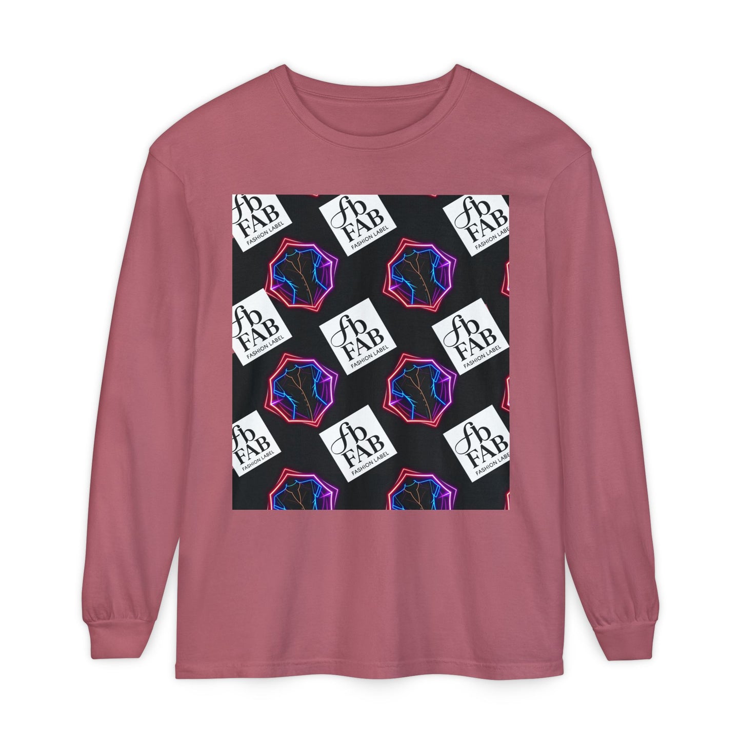 Unisex Garment-dyed Long Sleeve T-Shirt