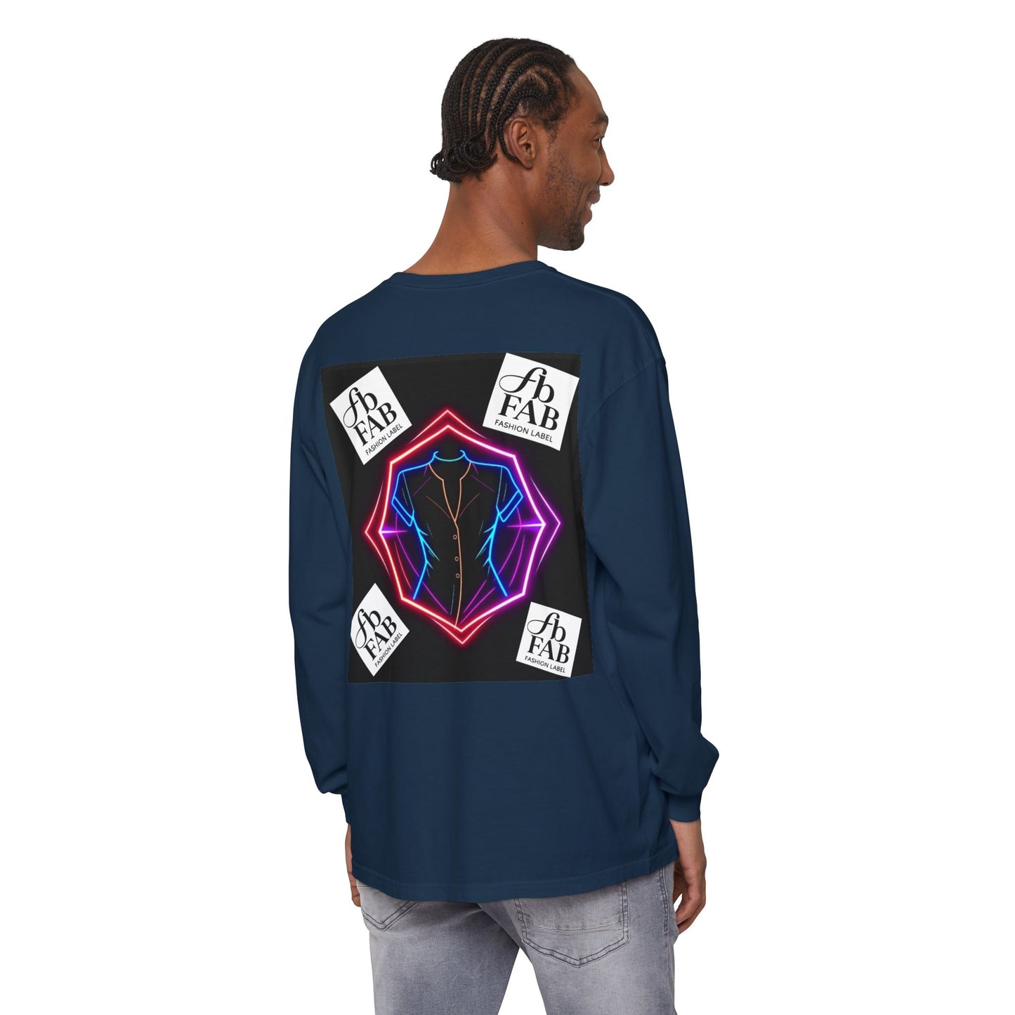 Unisex Garment-dyed Long Sleeve T-Shirt