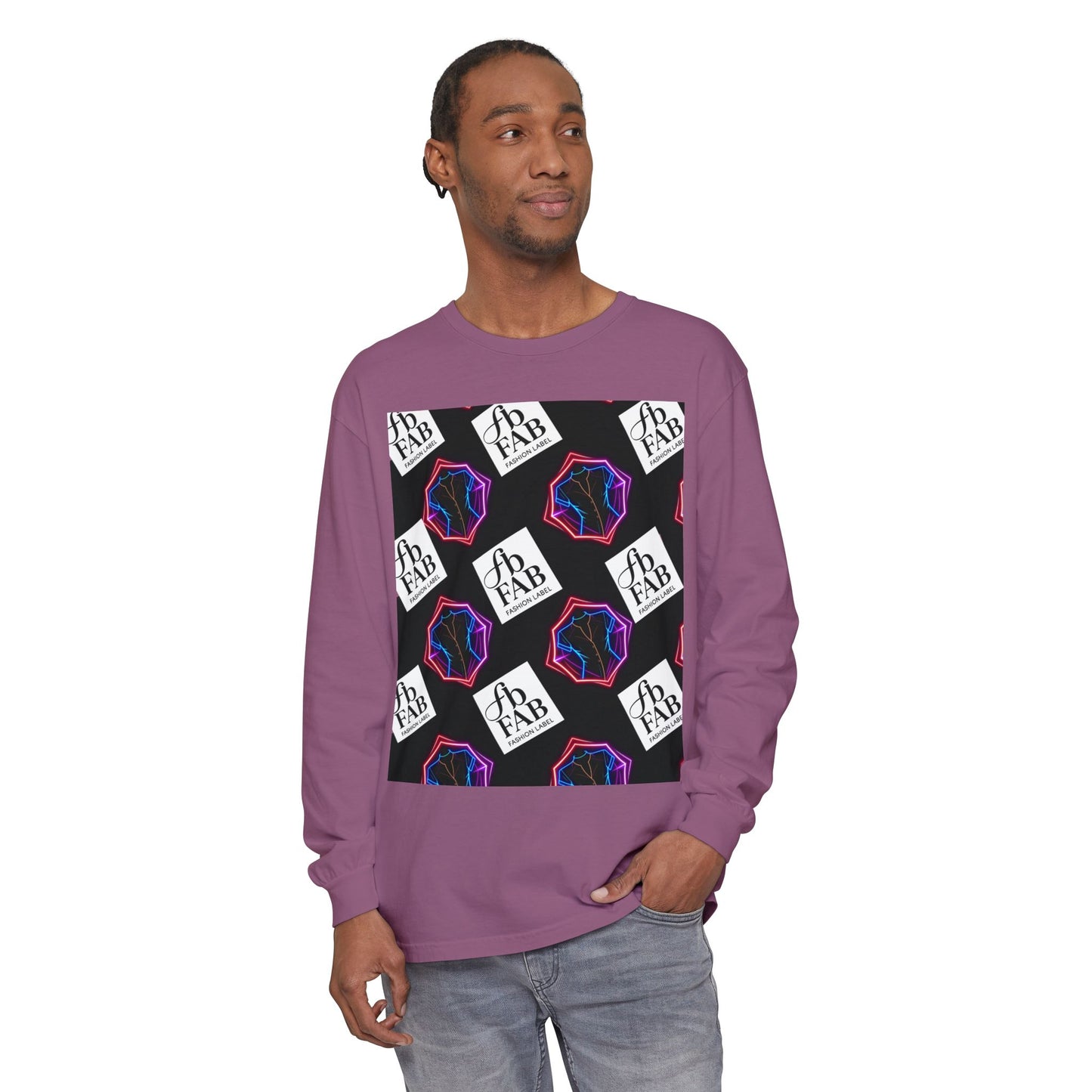 Unisex Garment-dyed Long Sleeve T-Shirt