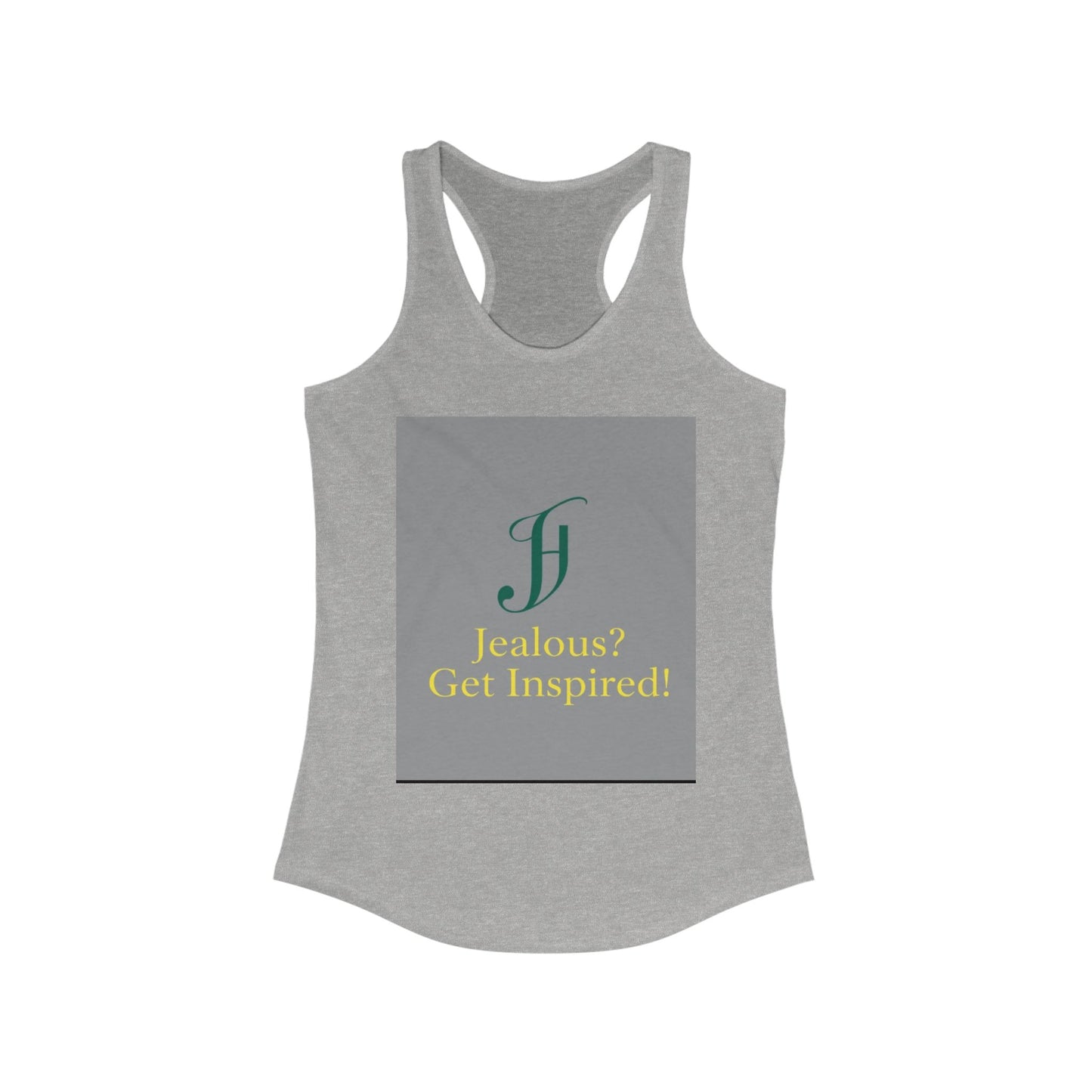 Inspiration Racerback Tank Top, Motivational Workout Shirt, Summer Activewear, Gift for Fitness Lovers, Yoga Tank, Stylish Casual Wear