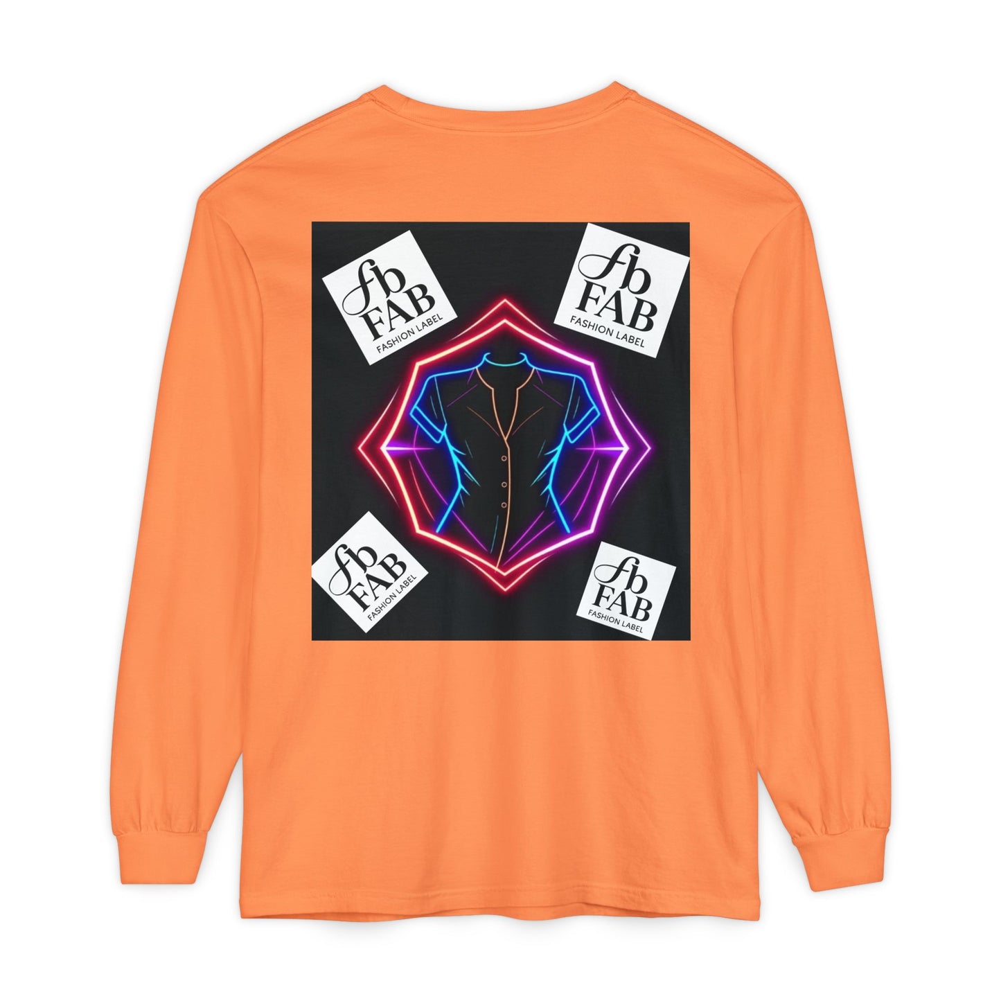 Unisex Garment-dyed Long Sleeve T-Shirt