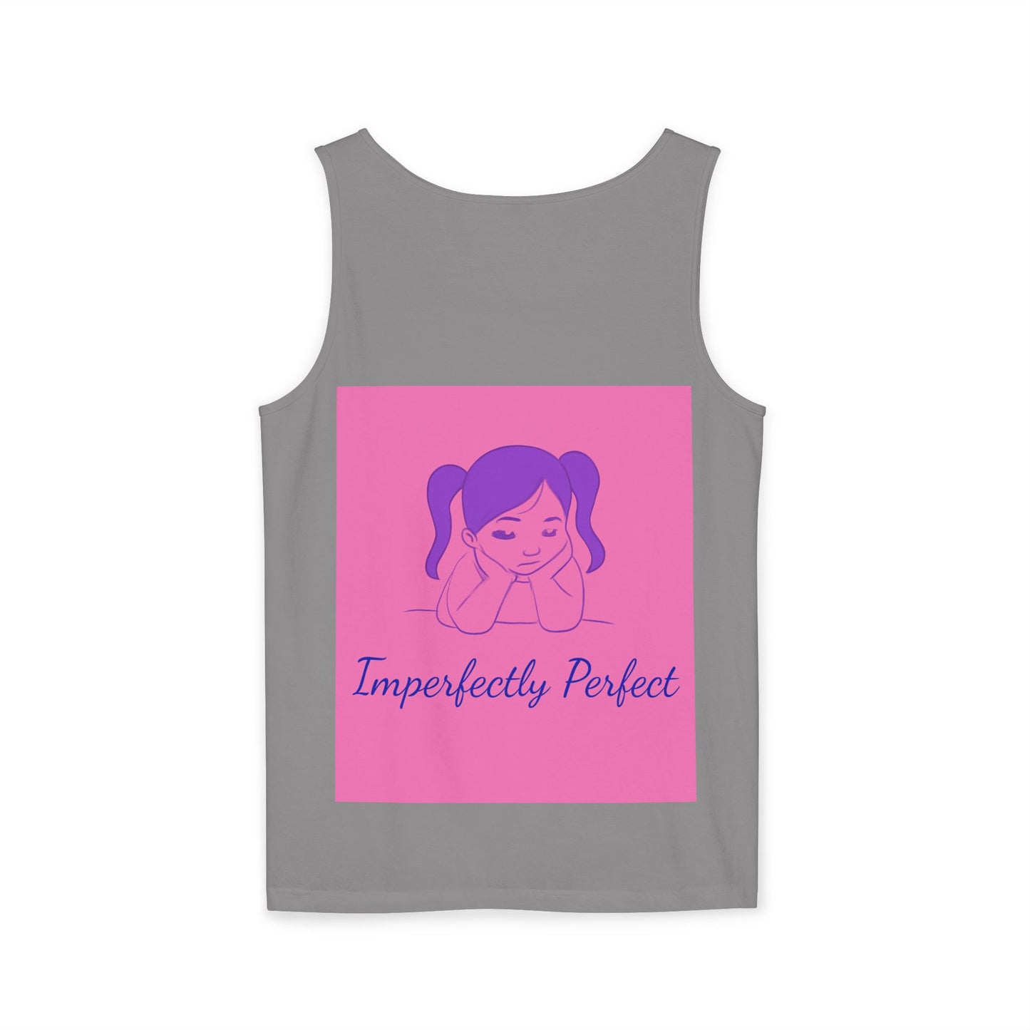 Unisex Graphic Tank Top, Cute Casual Summer Wear, Perfect for Gifts, Self-Love Celebration, Festive & Fun, Daily Comfort