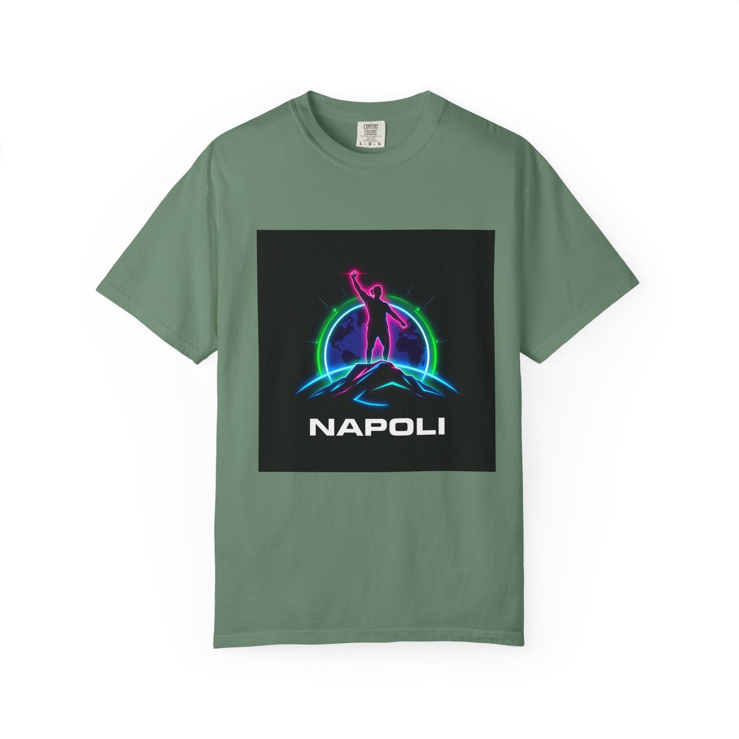 Neon Napoli T-Shirt for Adventurers, Retro Graphic Tee, Perfect for Travelers, Gifts for Him/Her, Cool Streetwear, Casual Outfit