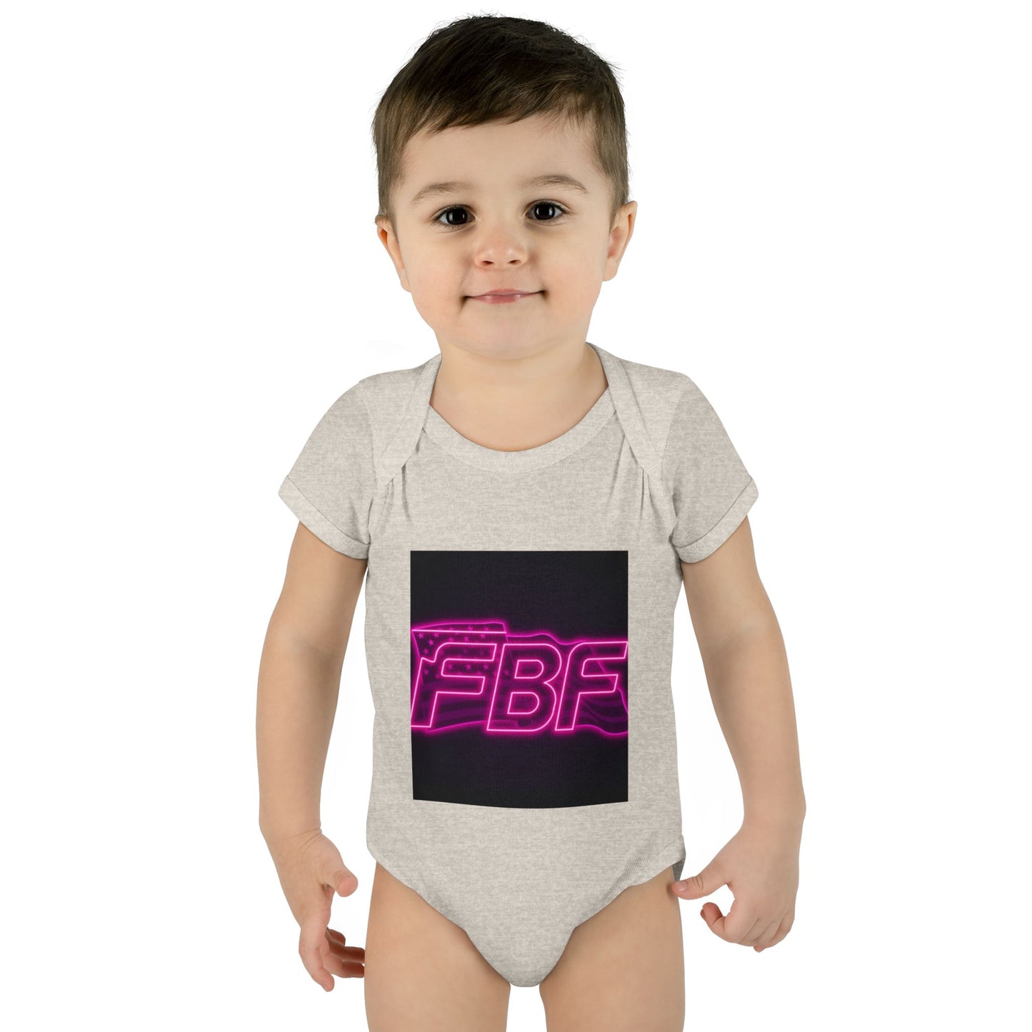 Neon Baby Bodysuit for Trendy Infants, Cool Graphic Onesie, Unique Baby Gift, Personalized Baby Outfit, Modern Infant Apparel