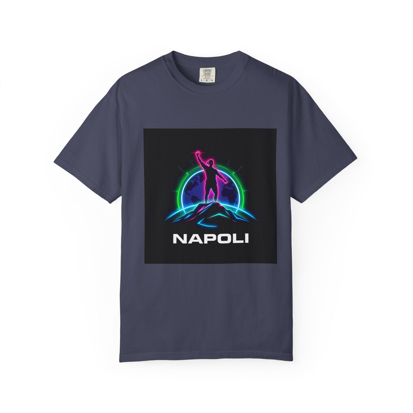 Neon Napoli T-Shirt for Adventurers, Retro Graphic Tee, Perfect for Travelers, Gifts for Him/Her, Cool Streetwear, Casual Outfit