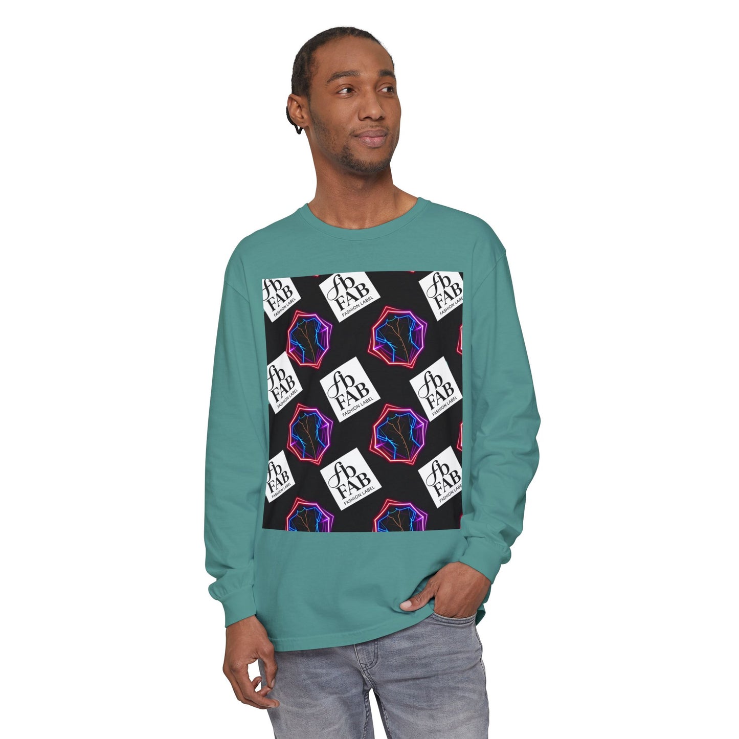 Unisex Garment-dyed Long Sleeve T-Shirt