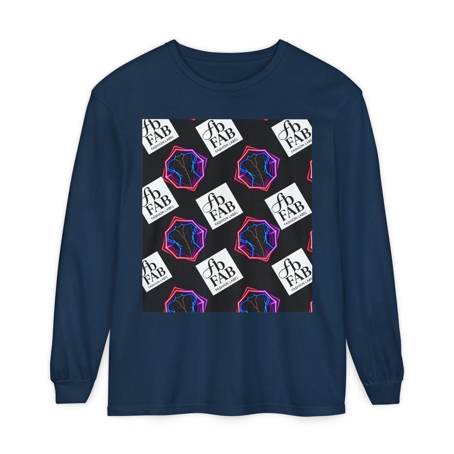 Unisex Garment-dyed Long Sleeve T-Shirt