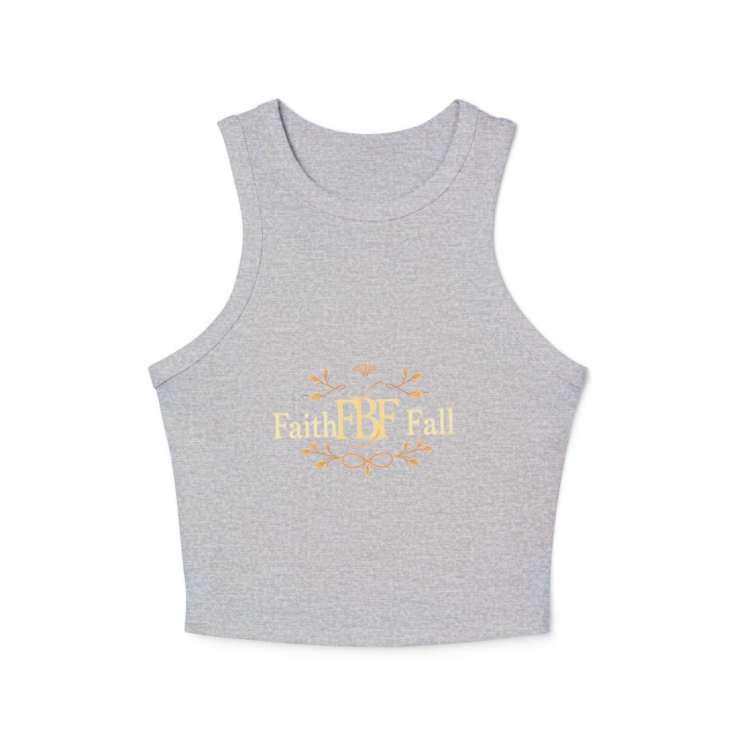 Faith & Fall Women's Racer Tank Top, Casual Summer Top, Inspirational Apparel, Fashion Tank, Gift for Her
