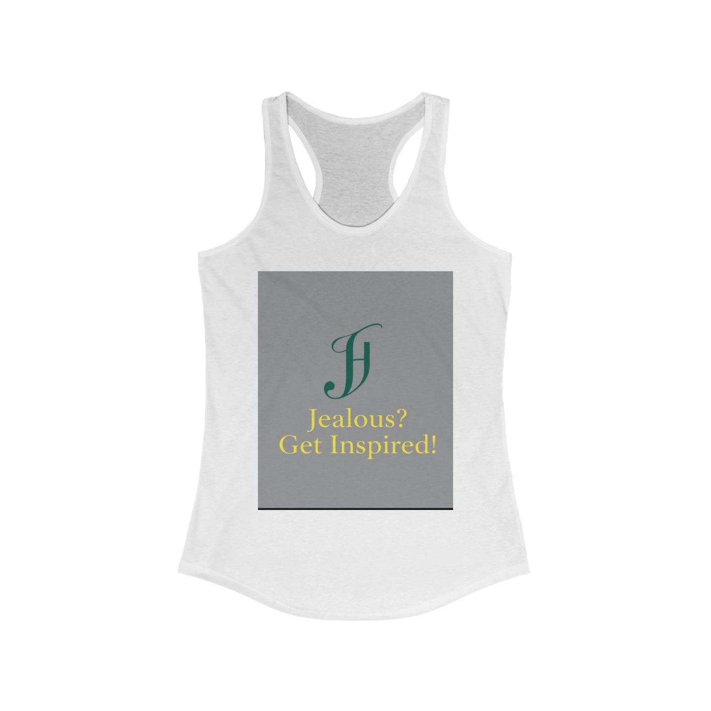 Inspiration Racerback Tank Top, Motivational Workout Shirt, Summer Activewear, Gift for Fitness Lovers, Yoga Tank, Stylish Casual Wear