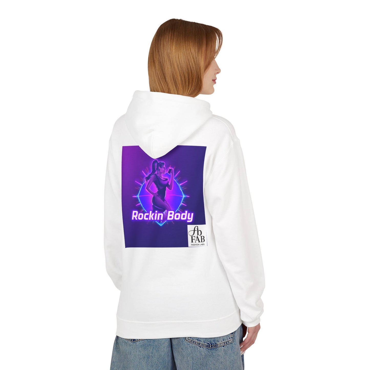 Rock Your Body Fleece Hoodie | Unisex Midweight Hoodie, Cozy Sweatshirt, Unique Gift for Fitness Lovers, Casual Wear, Music Inspired Apparel