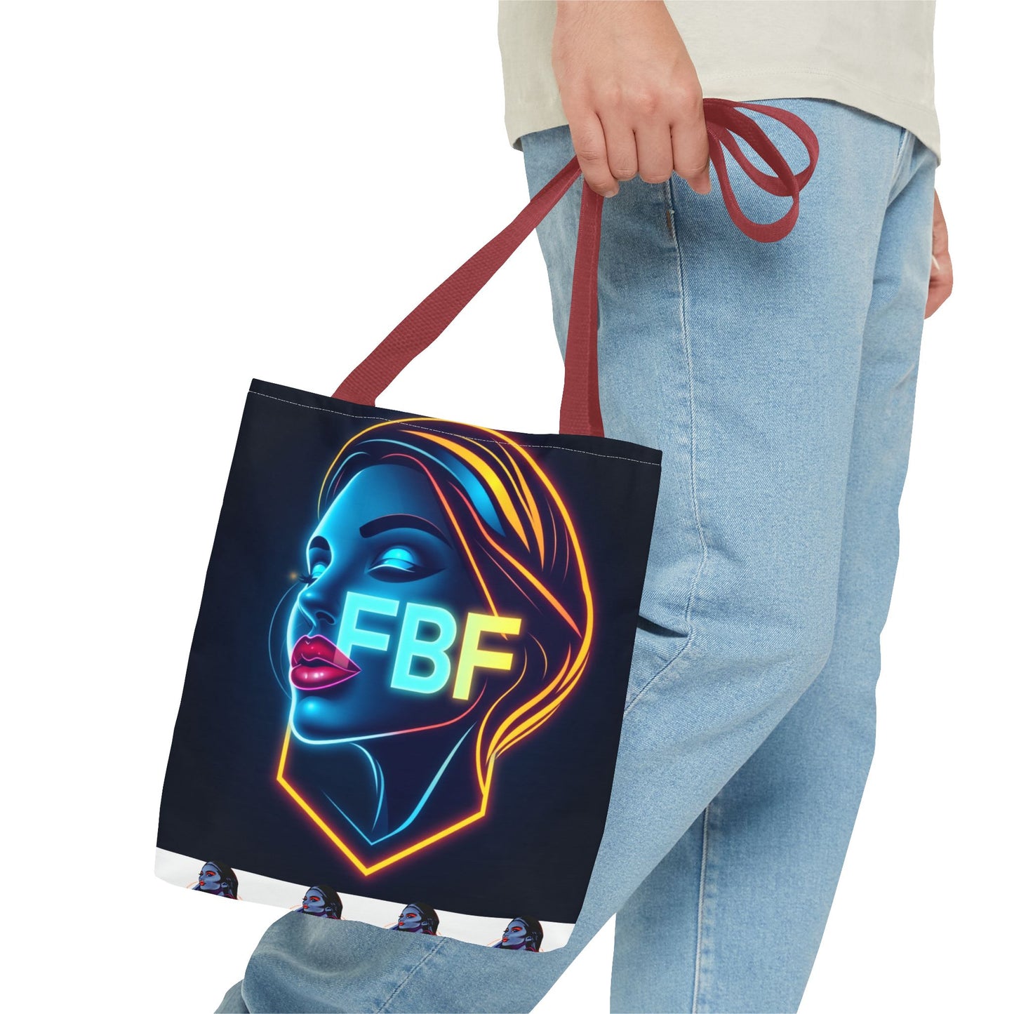 Faith By Flag Tote Bag | PAOP Design | Stylish Carryall for Everyday Use