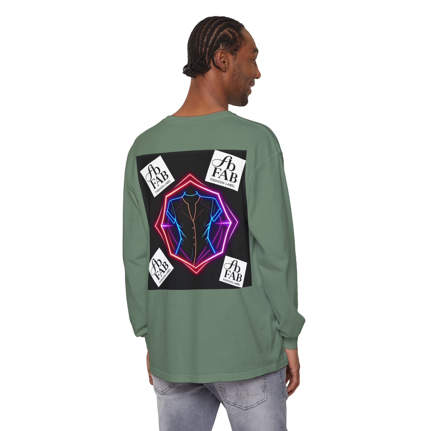 Unisex Garment-dyed Long Sleeve T-Shirt