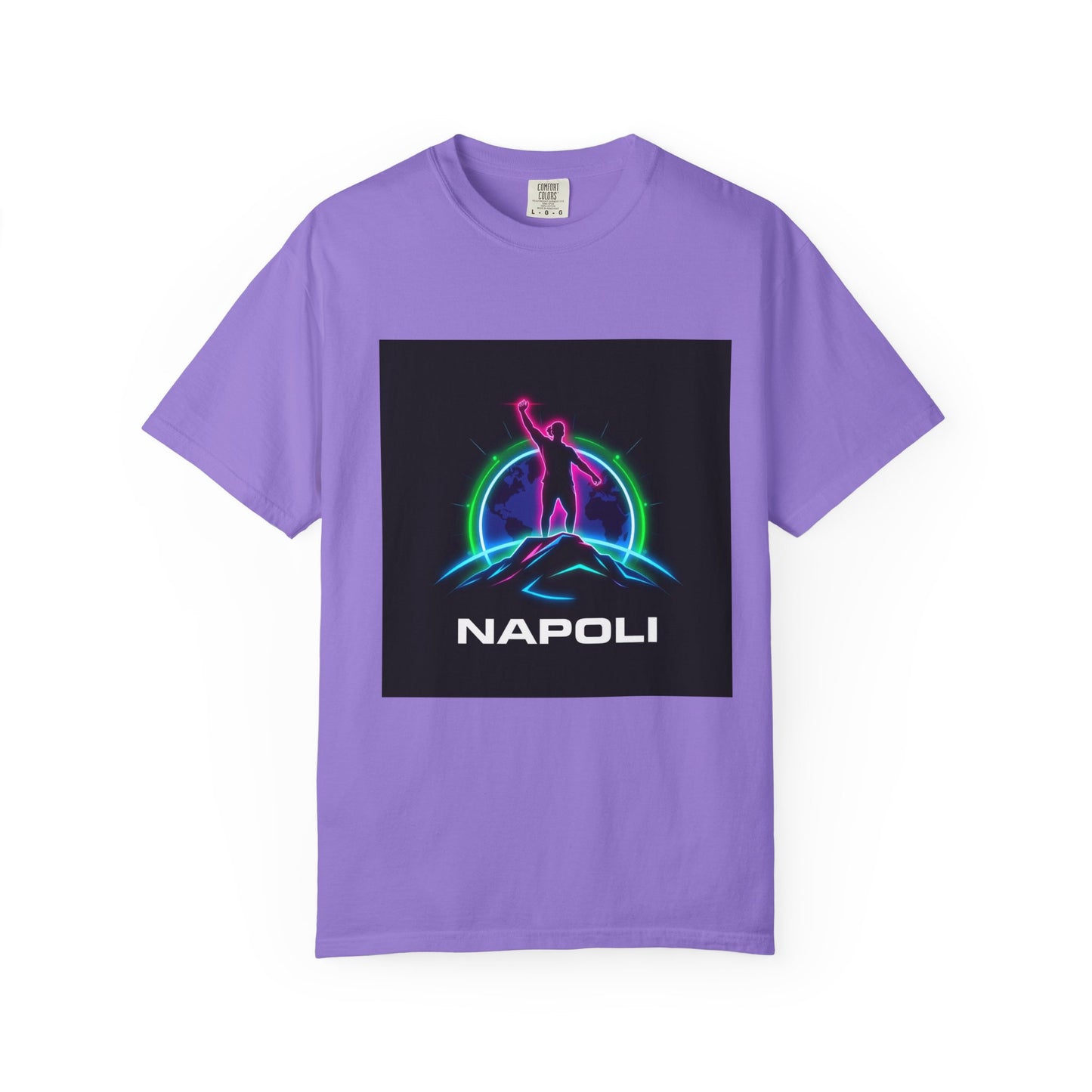 Neon Napoli T-Shirt for Adventurers, Retro Graphic Tee, Perfect for Travelers, Gifts for Him/Her, Cool Streetwear, Casual Outfit