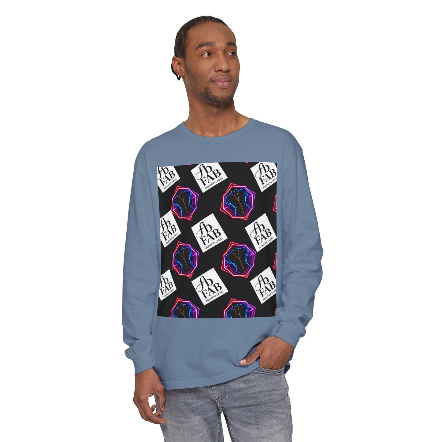 Unisex Garment-dyed Long Sleeve T-Shirt