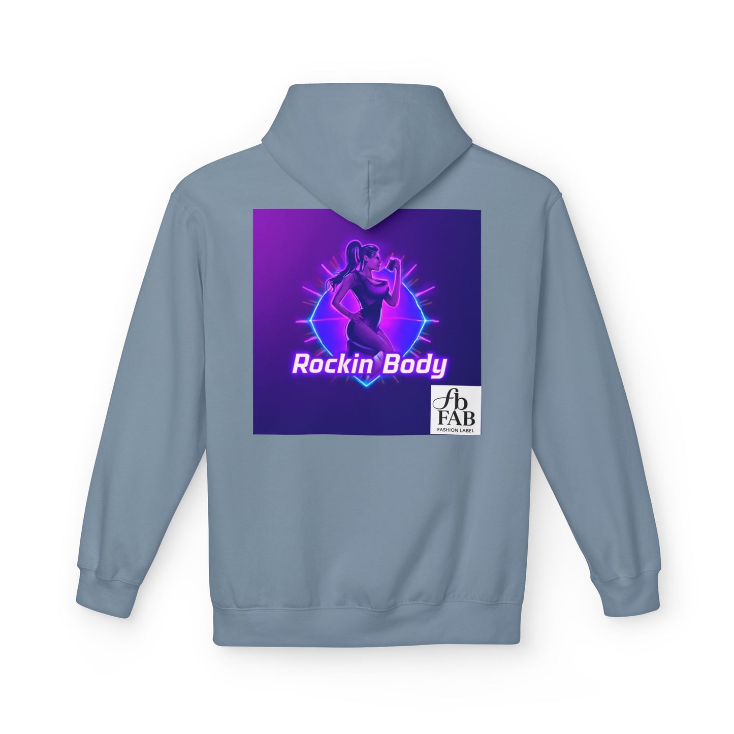 Rock Your Body Fleece Hoodie | Unisex Midweight Hoodie, Cozy Sweatshirt, Unique Gift for Fitness Lovers, Casual Wear, Music Inspired Apparel