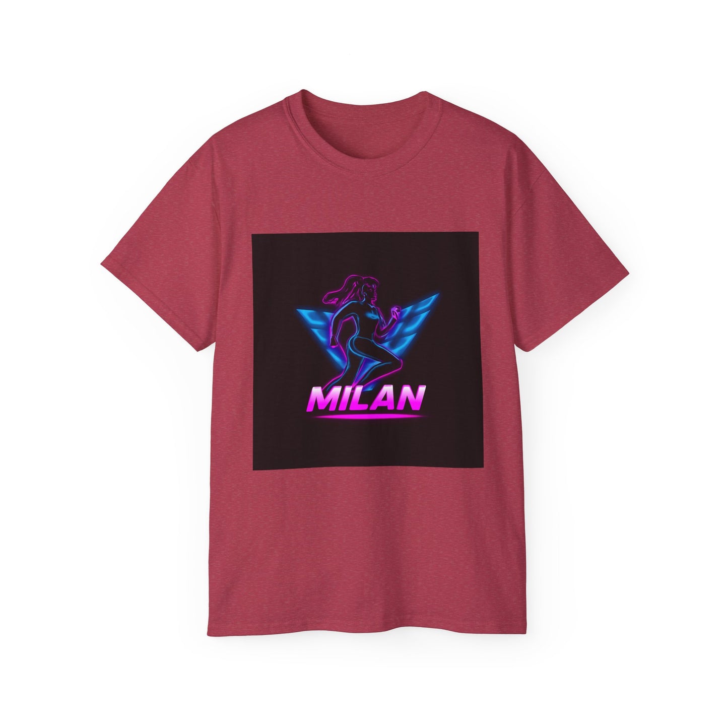 Milan Graphic Tee, Unisex Ultra Cotton T-Shirt, Retro Sportswear, Casual Streetwear, Birthday Gift, Unique Fashion Statement