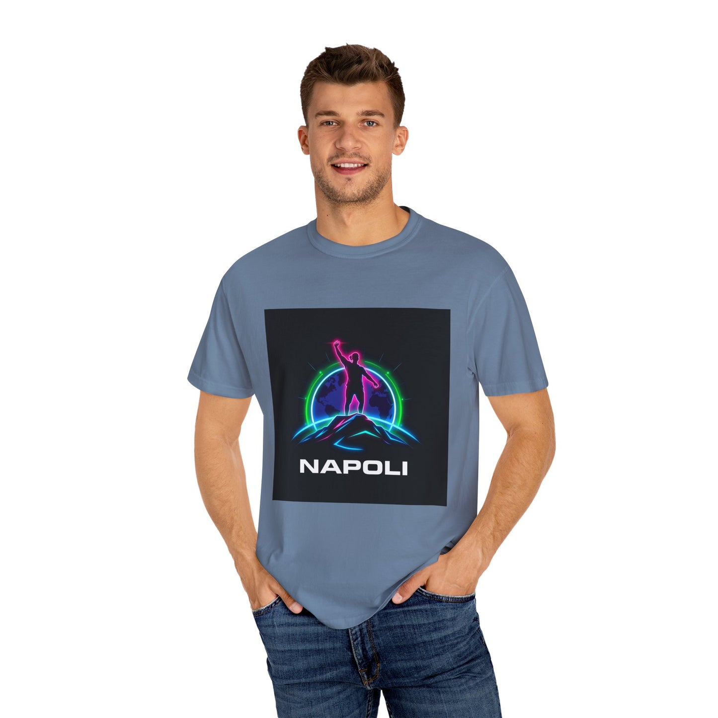 Neon Napoli T-Shirt for Adventurers, Retro Graphic Tee, Perfect for Travelers, Gifts for Him/Her, Cool Streetwear, Casual Outfit
