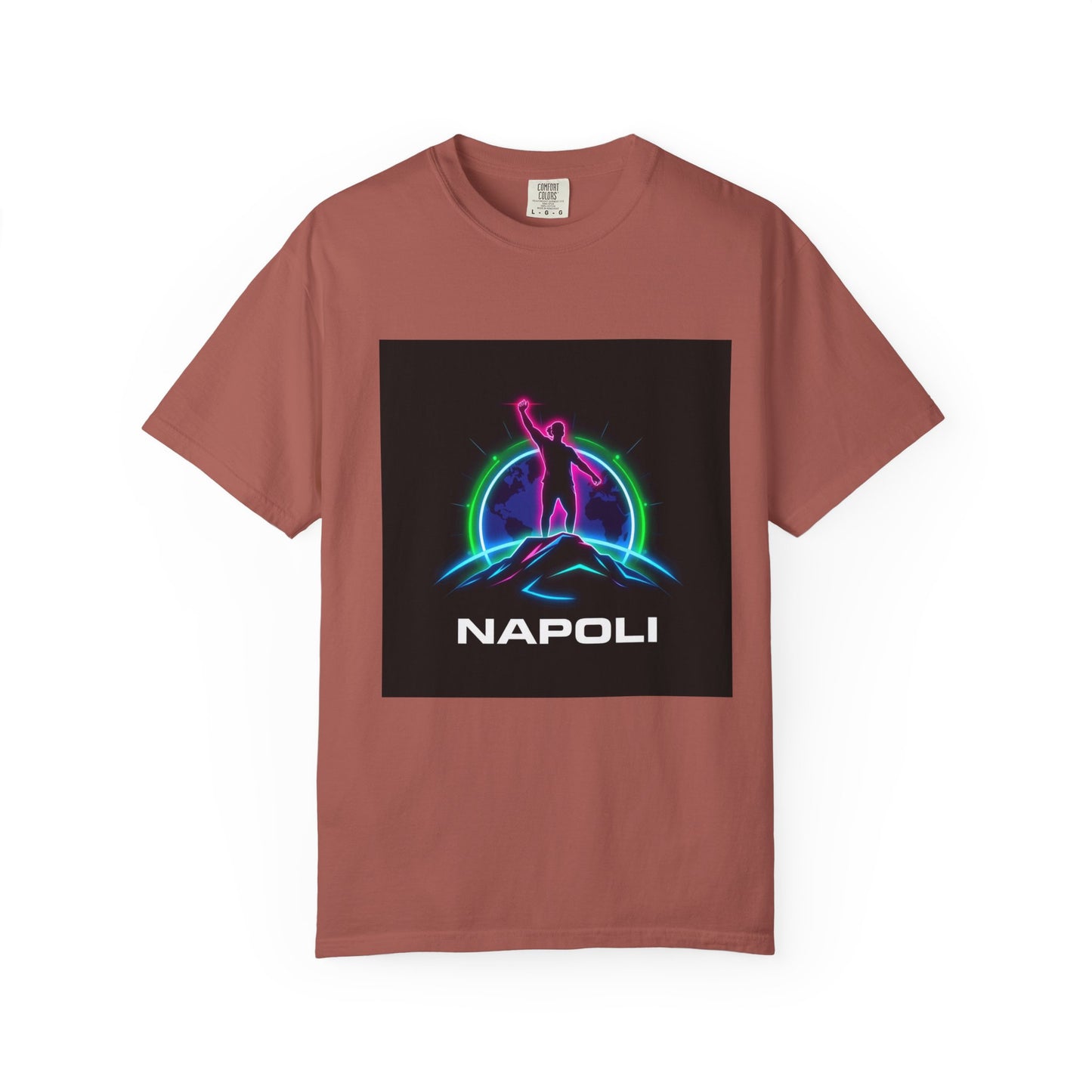 Neon Napoli T-Shirt for Adventurers, Retro Graphic Tee, Perfect for Travelers, Gifts for Him/Her, Cool Streetwear, Casual Outfit