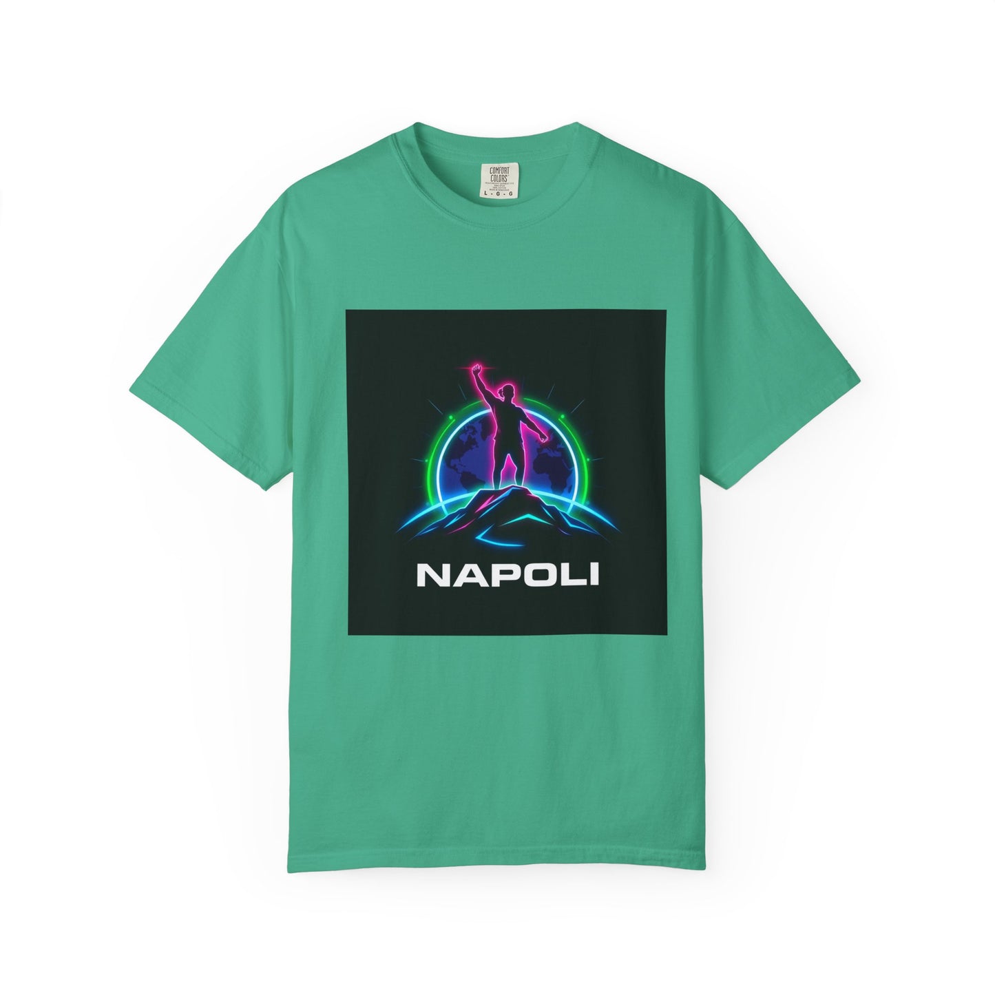 Neon Napoli T-Shirt for Adventurers, Retro Graphic Tee, Perfect for Travelers, Gifts for Him/Her, Cool Streetwear, Casual Outfit