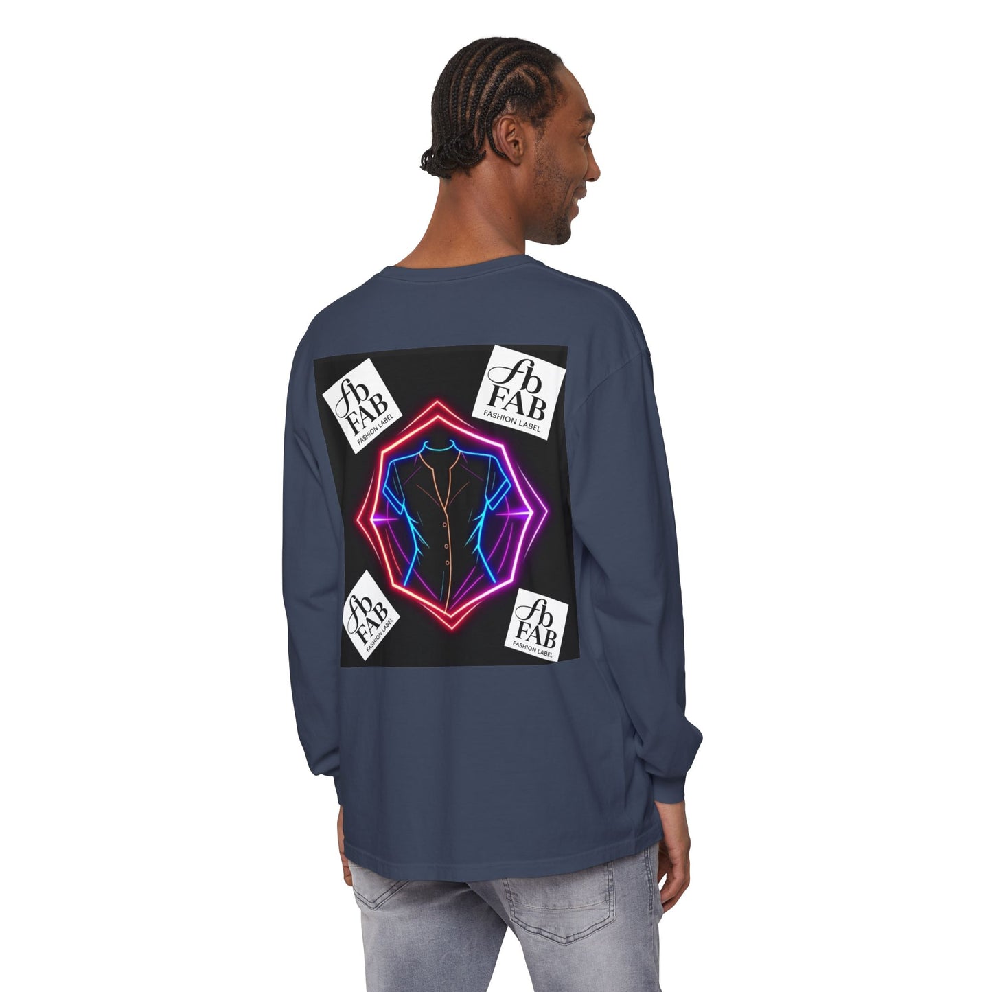 Unisex Garment-dyed Long Sleeve T-Shirt