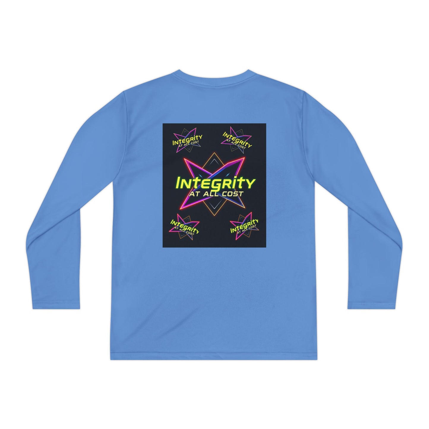 Integrity Youth Long Sleeve Tee, Cool Graphic Shirt, Motivational Apparel, Perfect for Sports, Birthday Gift