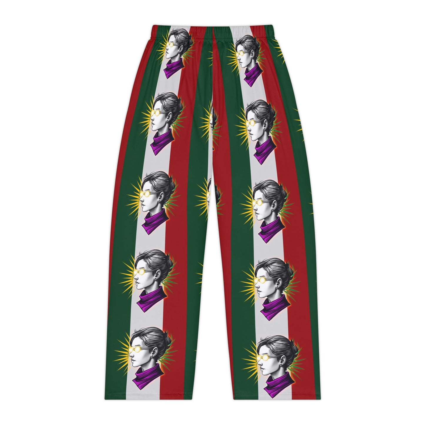 Stylish Women's Pajama Pants (AOP) | Cozy Lounge Wear, Holiday Sleepwear, Fun Gift Idea, Relaxation Attire, Lighthearted Fashion