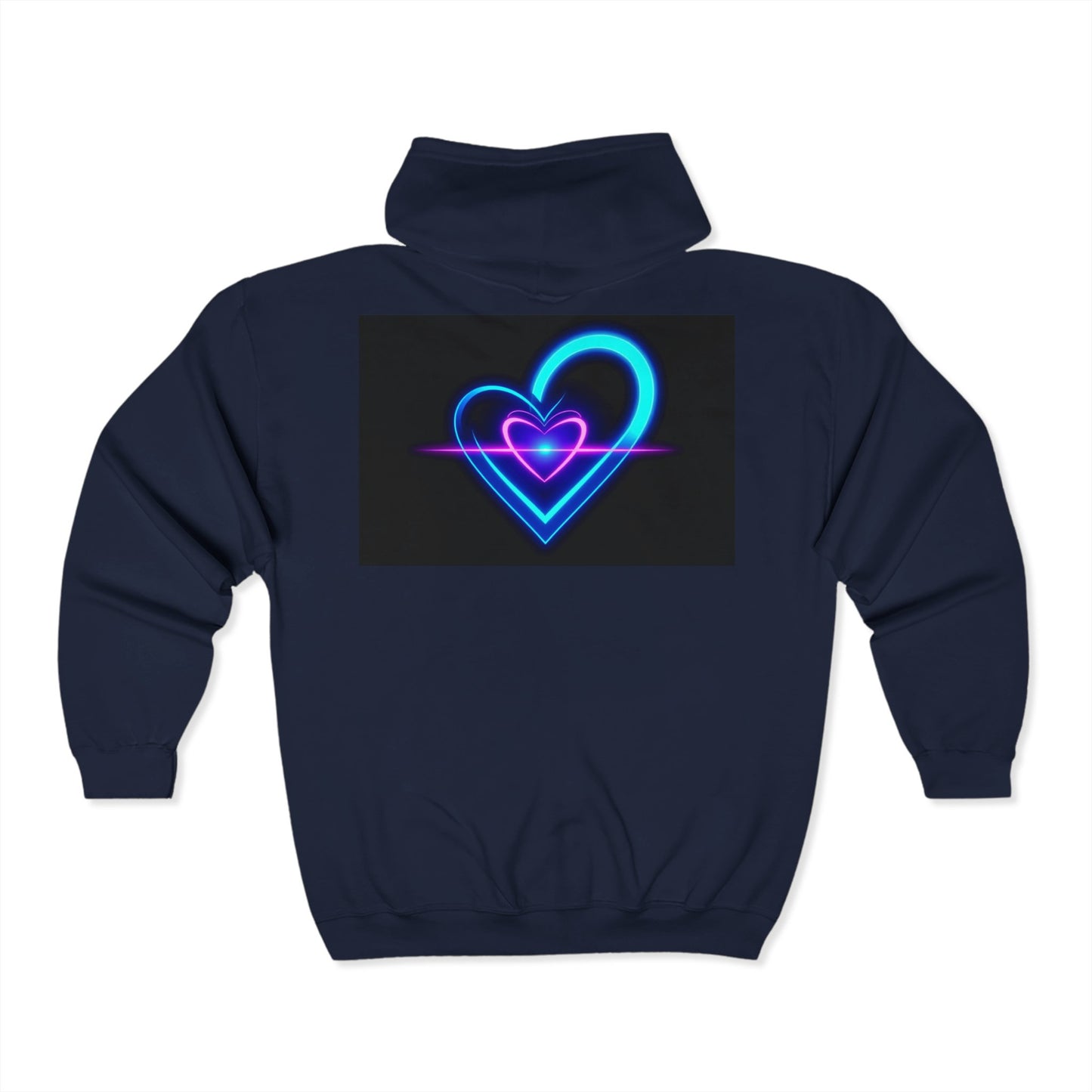 Legendary Love Zip Hoodie, Unisex Graphic Sweatshirt, Cozy Gift for Music Lovers, Valentine's Day Apparel, Trendy Casual Wear
