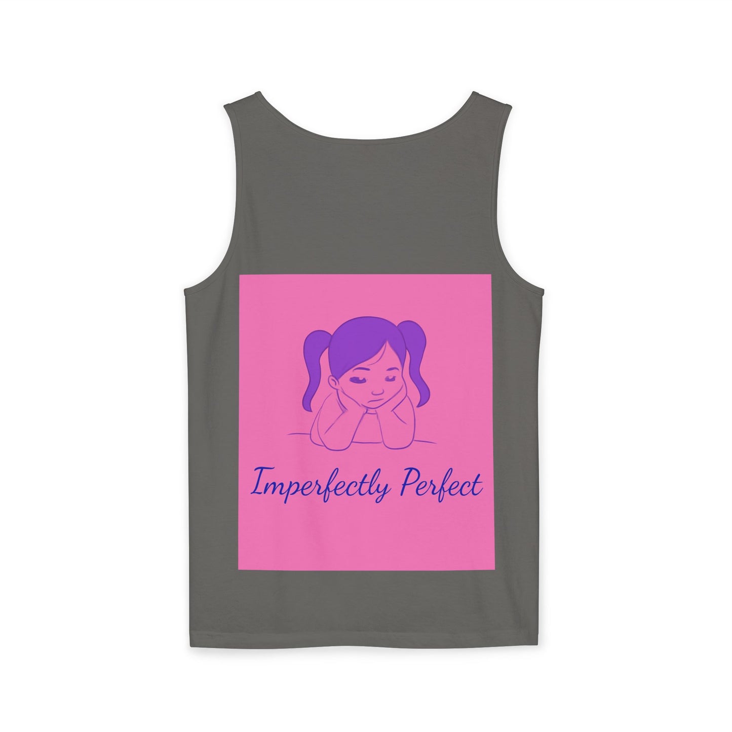 Unisex Graphic Tank Top, Cute Casual Summer Wear, Perfect for Gifts, Self-Love Celebration, Festive & Fun, Daily Comfort