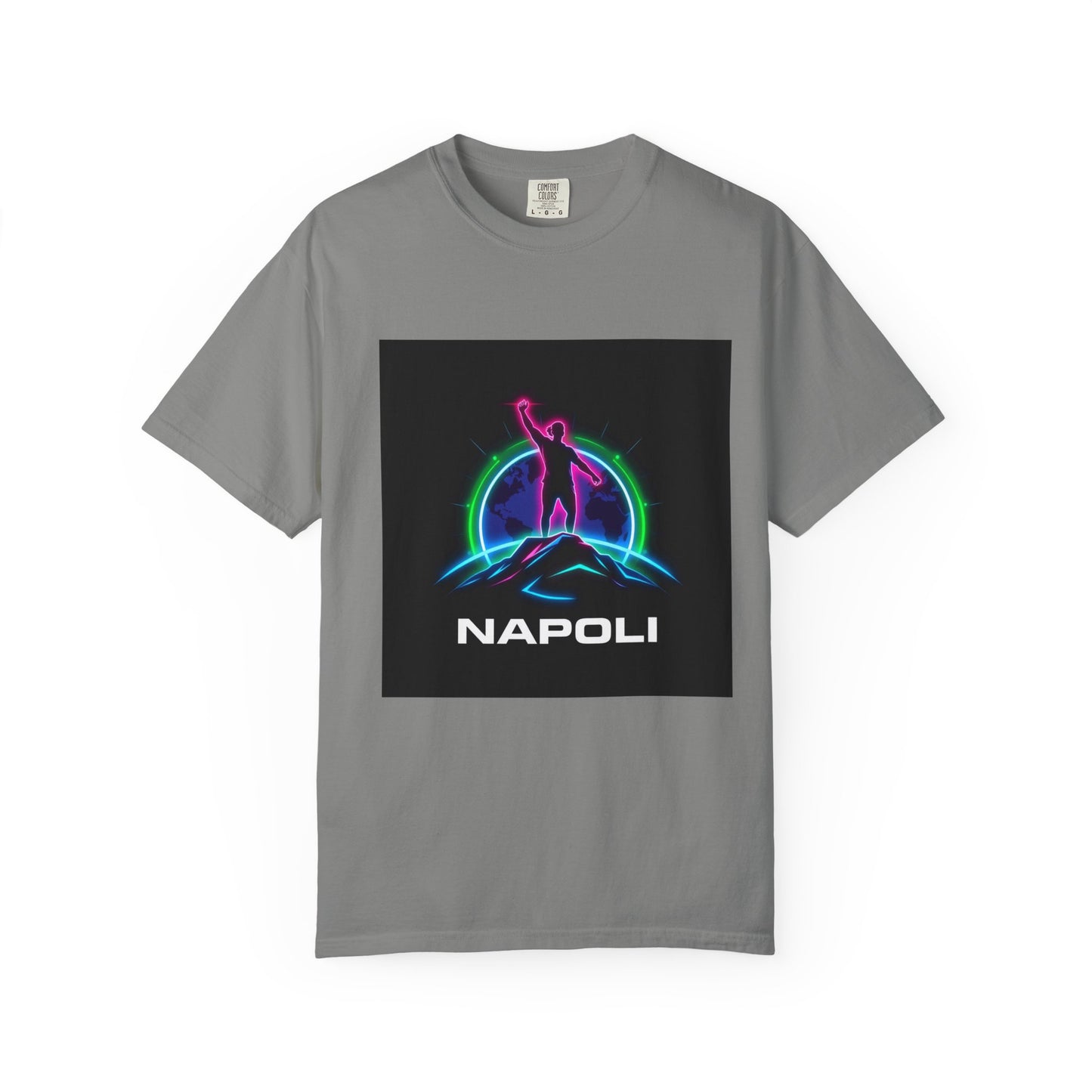 Neon Napoli T-Shirt for Adventurers, Retro Graphic Tee, Perfect for Travelers, Gifts for Him/Her, Cool Streetwear, Casual Outfit