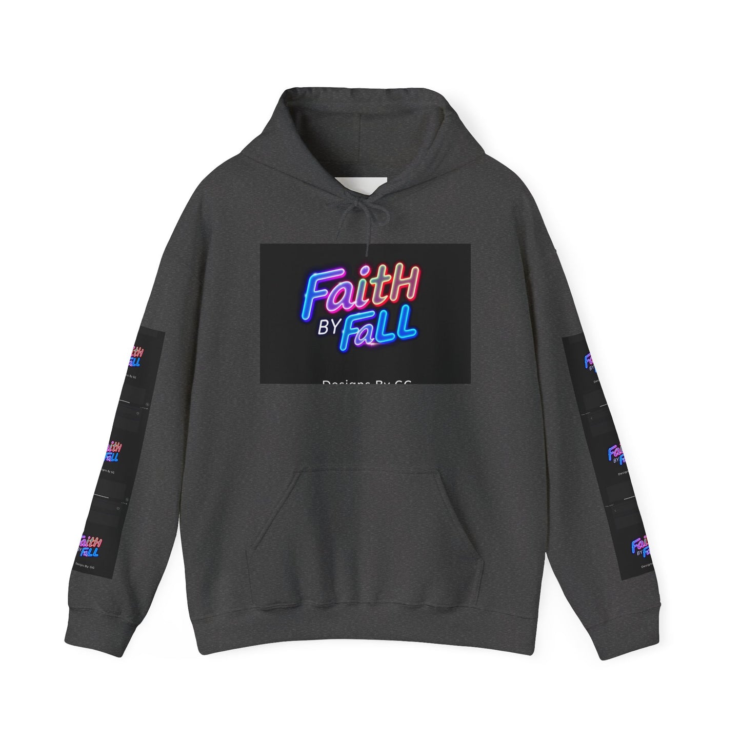 Faith by All Hooded Sweatshirt | Unisex Heavy Blend | Inspirational Apparel