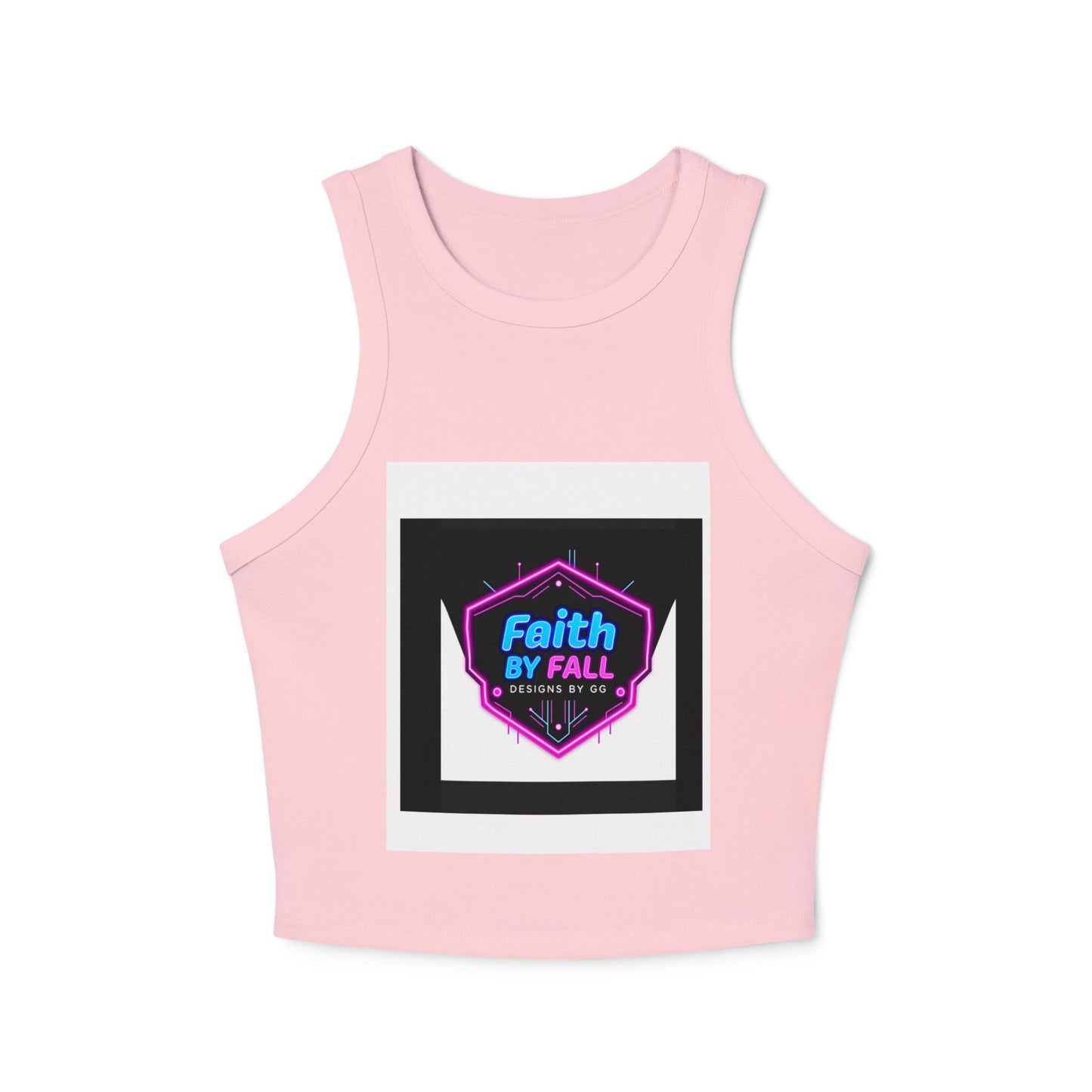 Faith by Fall Women's Crop Tank, Stylish Summer Top, Festival Wear, Workout Gear, Fashionable Gift for Her
