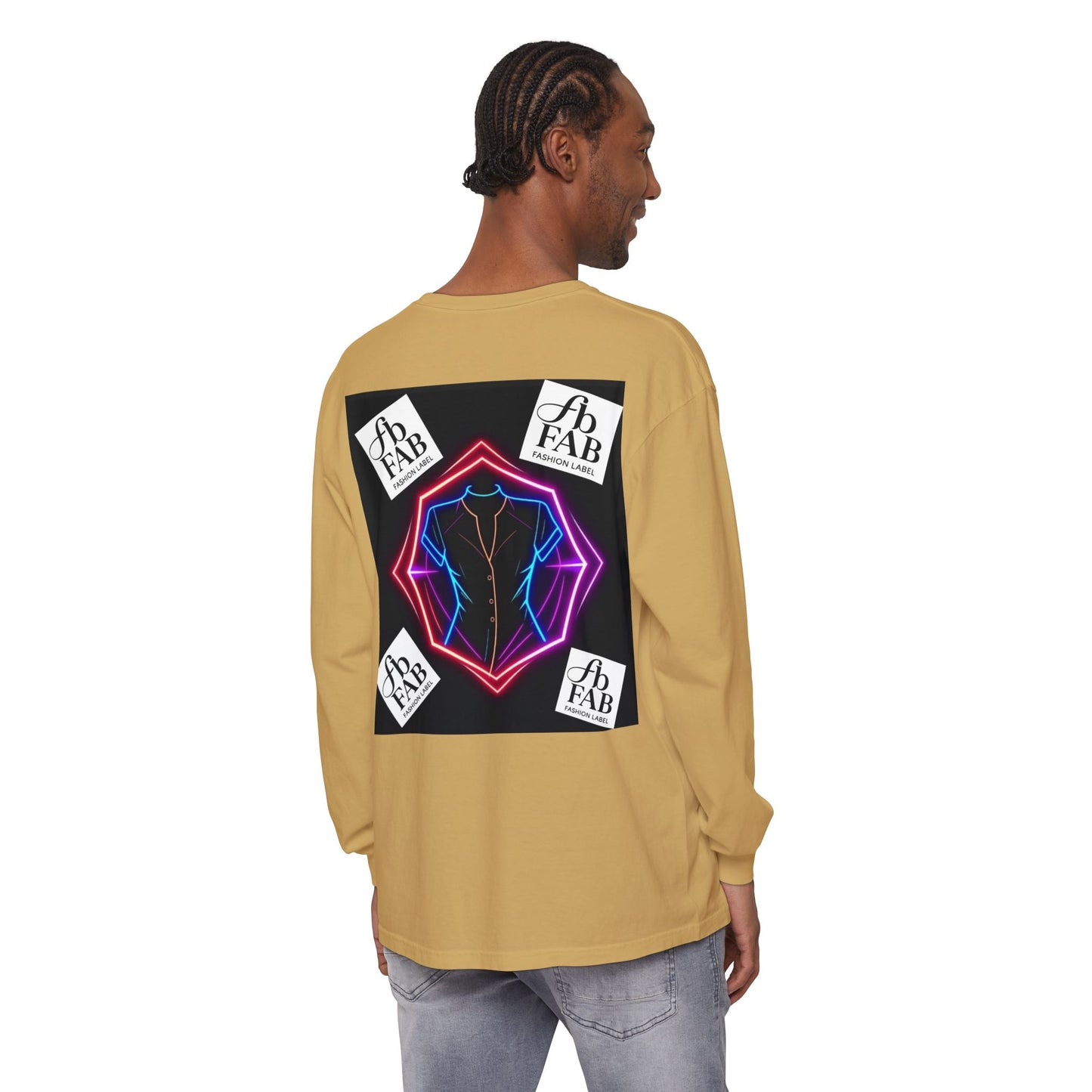 Unisex Garment-dyed Long Sleeve T-Shirt