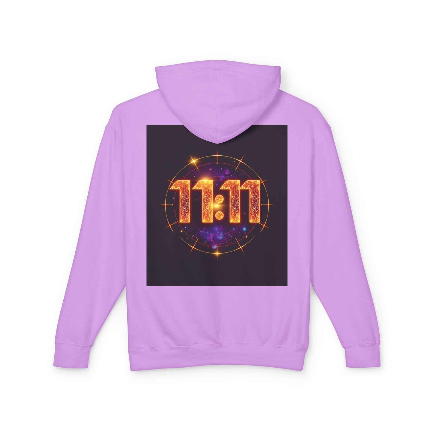 Glow-in-the-Dark Unisex Hoodie - Perfect for Magical Moments, Meditation, Gift for Dreamers, 11:11 Celebration, Trendy Fall Fashion