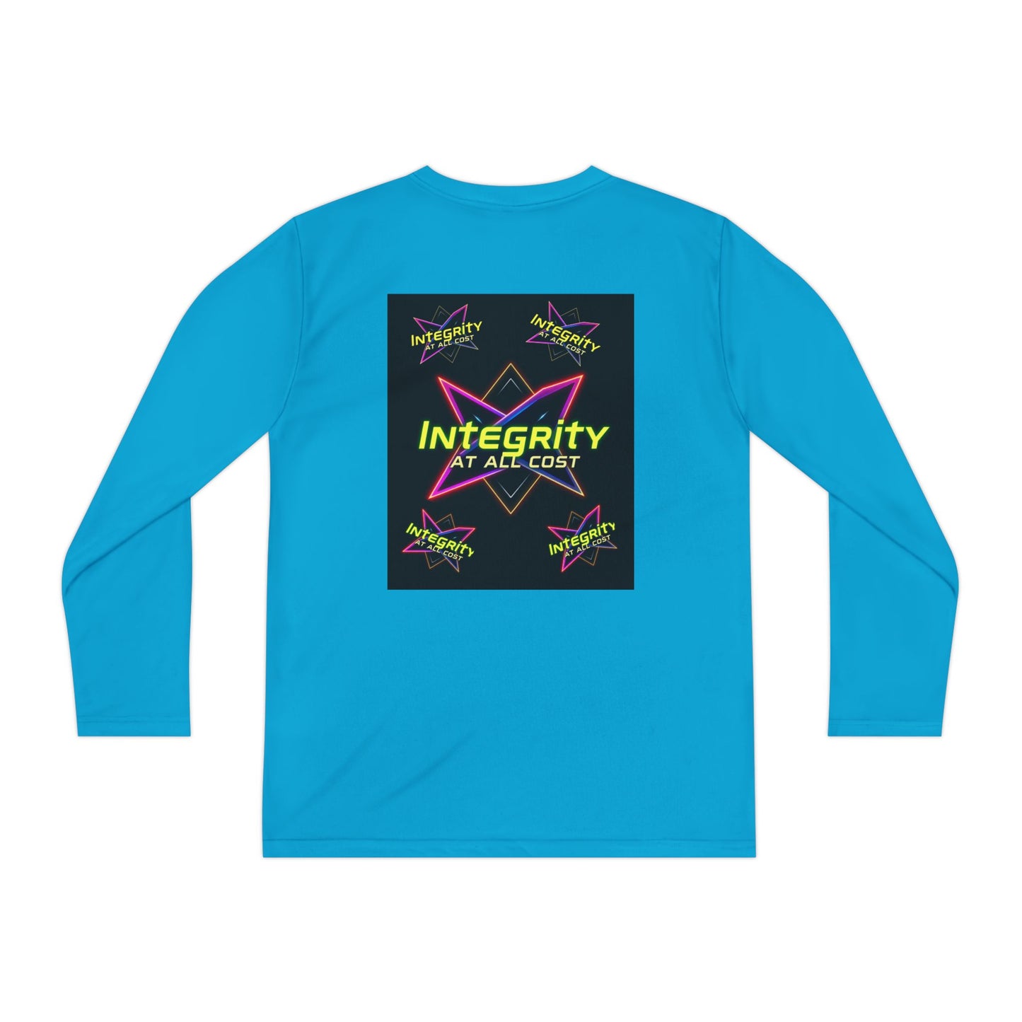 Integrity Youth Long Sleeve Tee, Cool Graphic Shirt, Motivational Apparel, Perfect for Sports, Birthday Gift